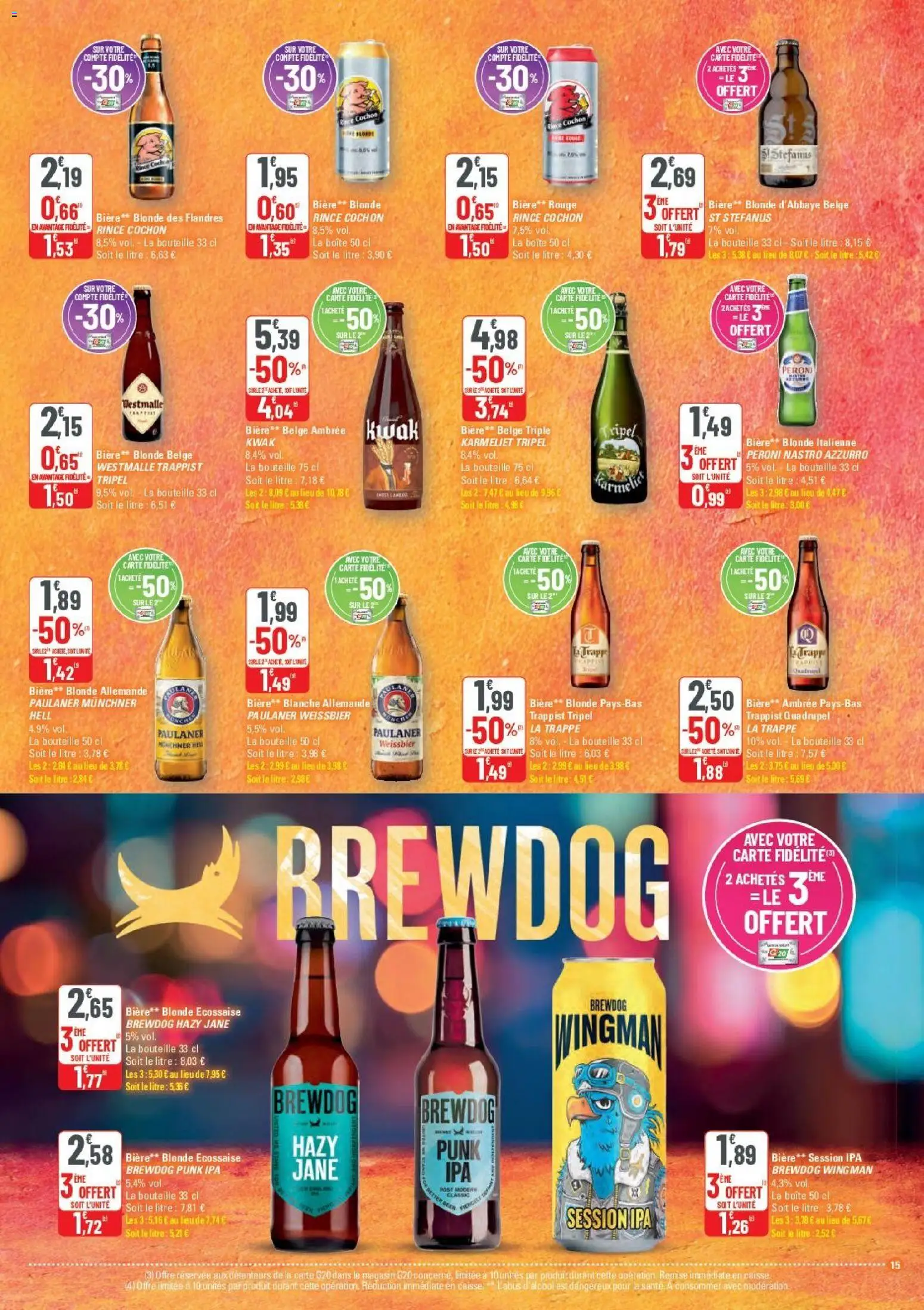 {H1} | Page: 15 | Produits: Bière