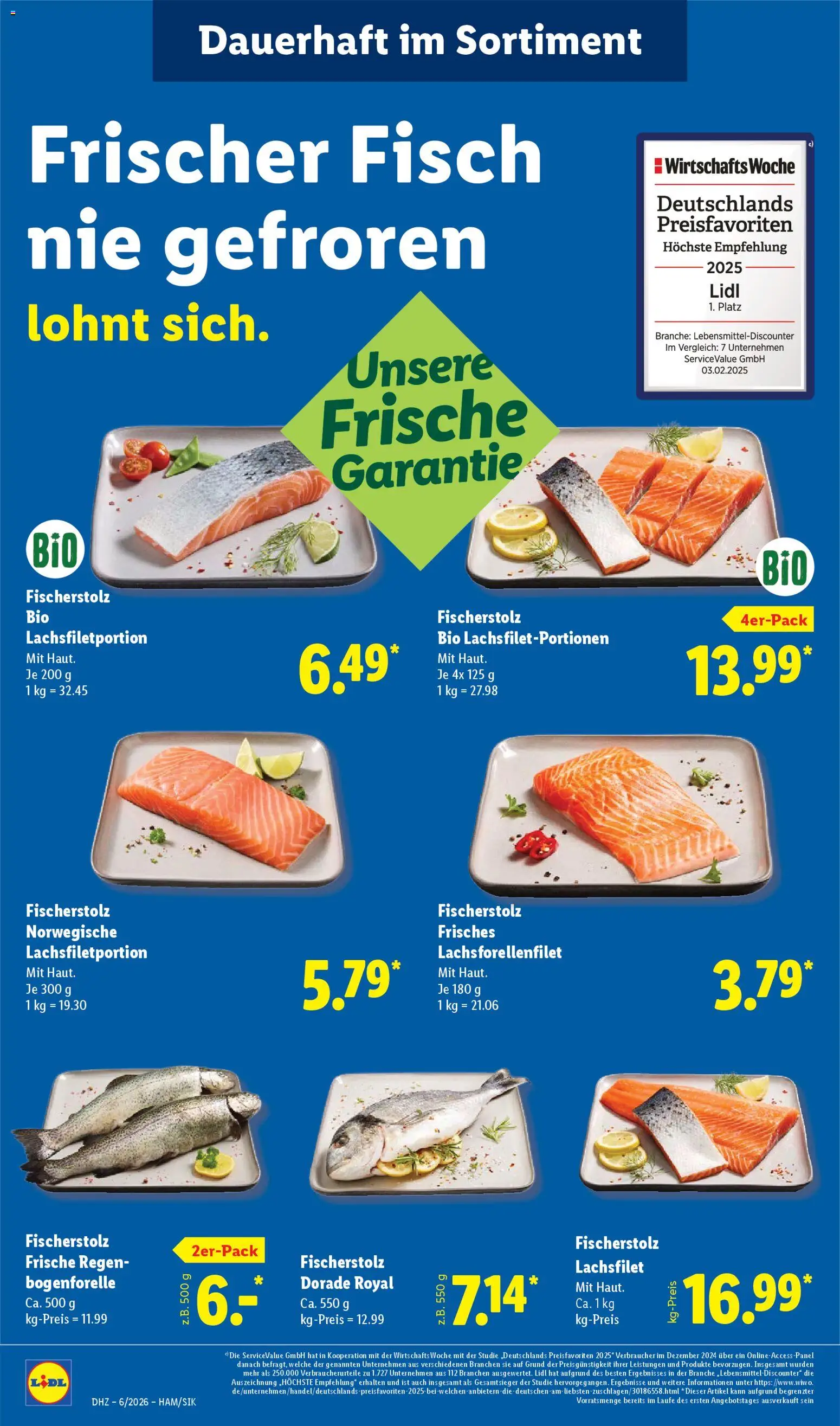 Lidl Prospekt Lüchow – gültig ab 02.02.2026 | Seite: 18 | Produkte: Dorade, Fisch