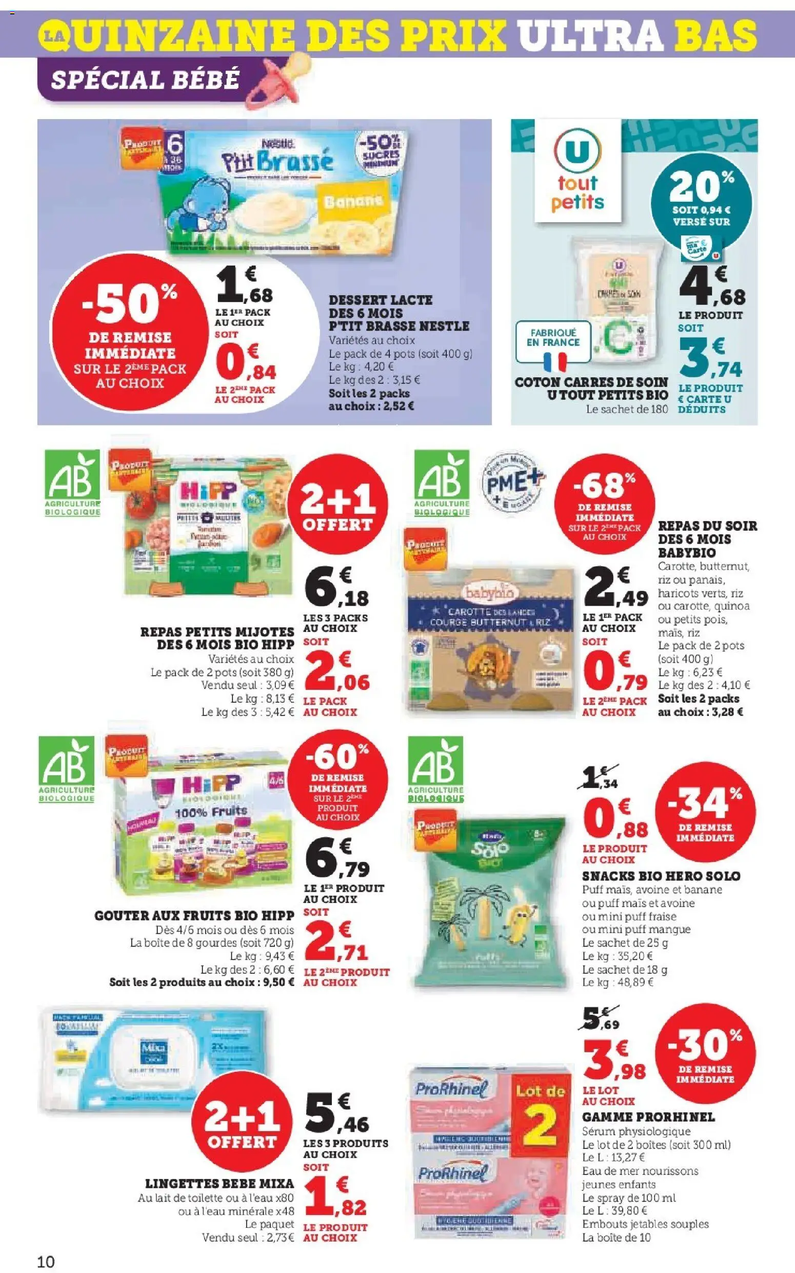 {H1} | Page: 10 | Produits: Courge, Mais, Butternut, Lait