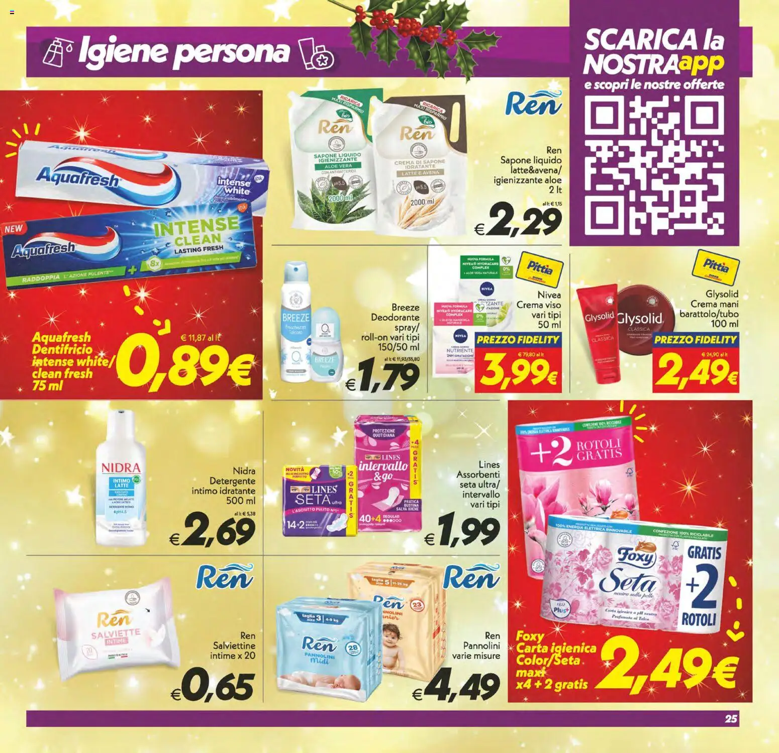 Volantino SuperConveniente del 05.12.2025 | Pagina: 25 | Prodotti: Sapone, Crema viso, Latte, Aloe vera