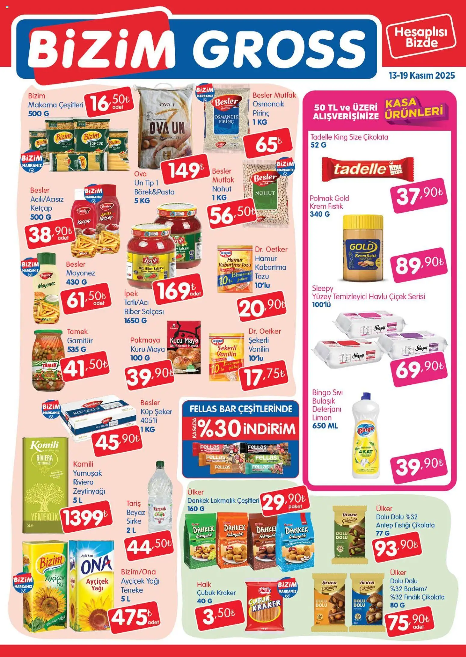 Bizim Toptan - Bizim Gross Fırsat Bülteni - 13.11.2025 tarihinden itibaren geçerlidir | Sayfa: 3 | Ürünler: Çikolata, Pirinç, Fındık, Limon