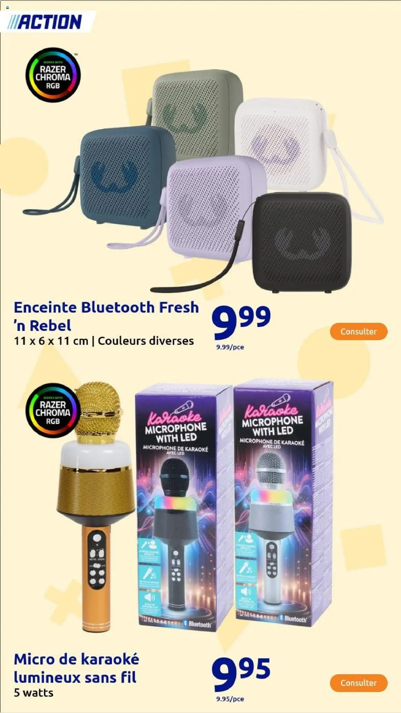  | Page: 156 | Produits: Microphone, Enceinte, Enceinte bluetooth