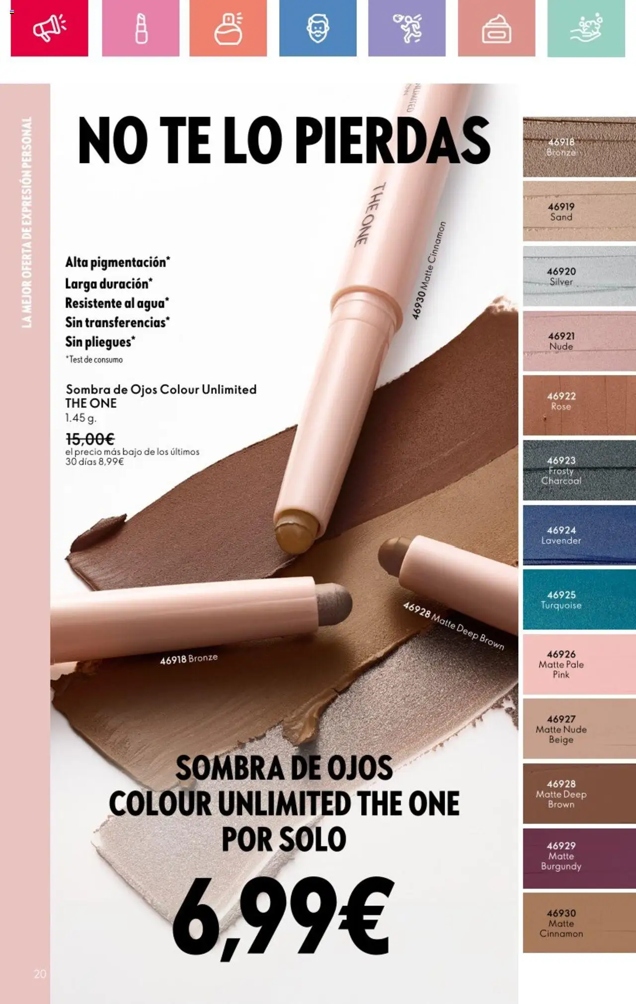 Oriflame - Catálogo Campaña 12 │ válido desde el 24.08.2025 | Página: 20 | Productos: Sombra, Té, Sombra de ojos