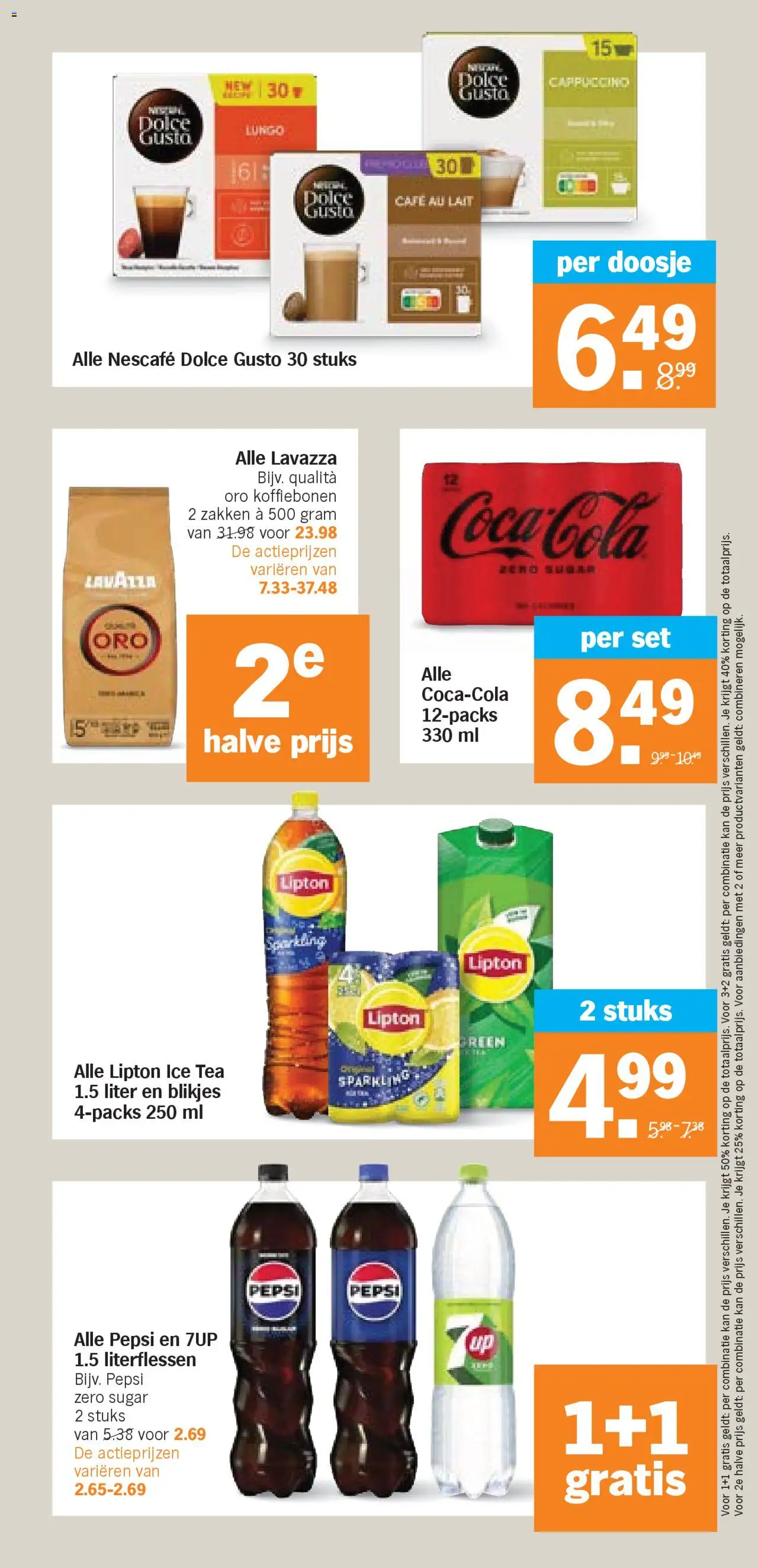 {H1} | Pagina: 29 | Producten: Kan, Pepsi, 7up, Nescafe