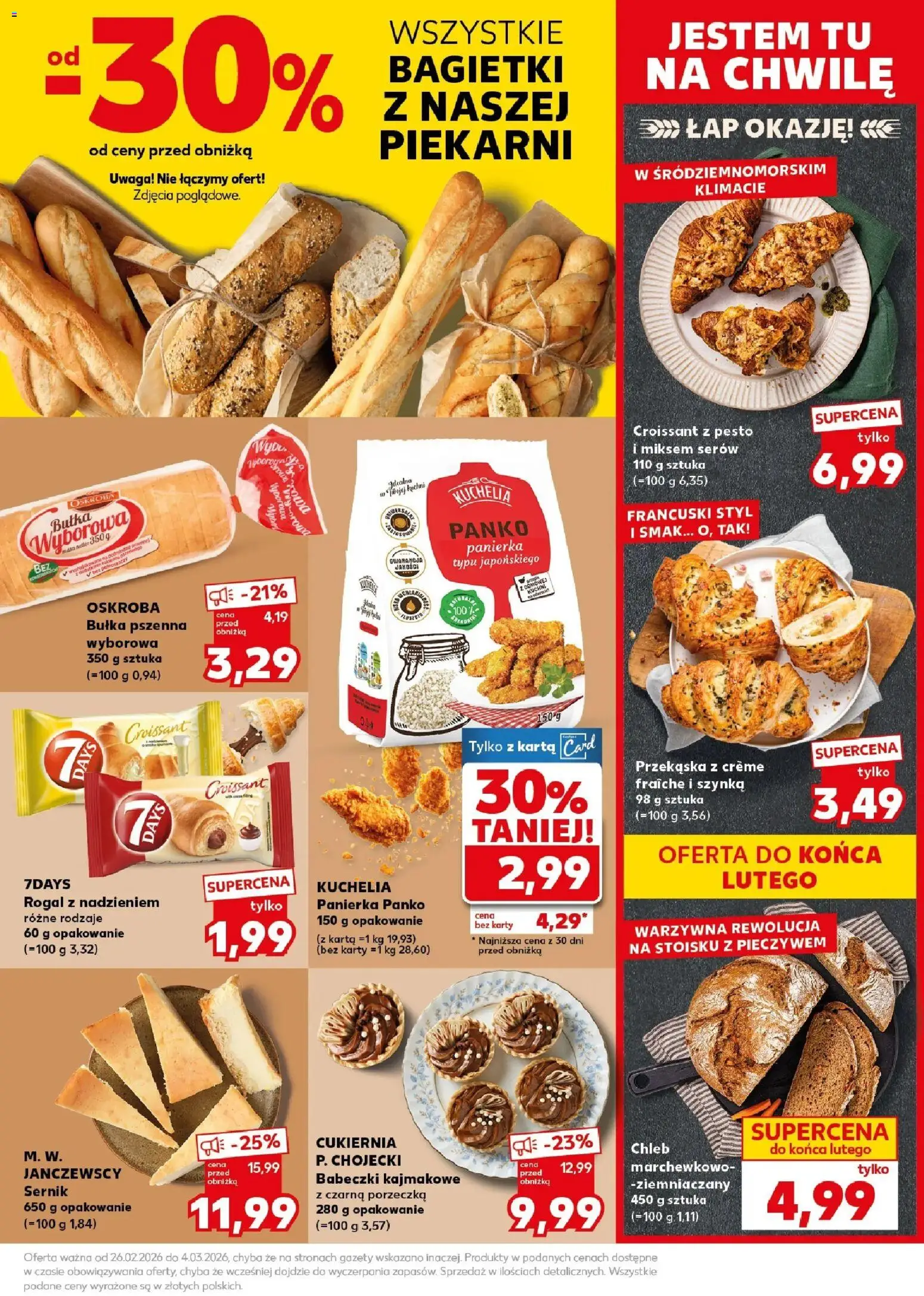 Kaufland gazetka - Mocny start od 02.03.2026 | Strona: 15 | Produkty: Karta, Porzeczka, Bułka, Babeczki