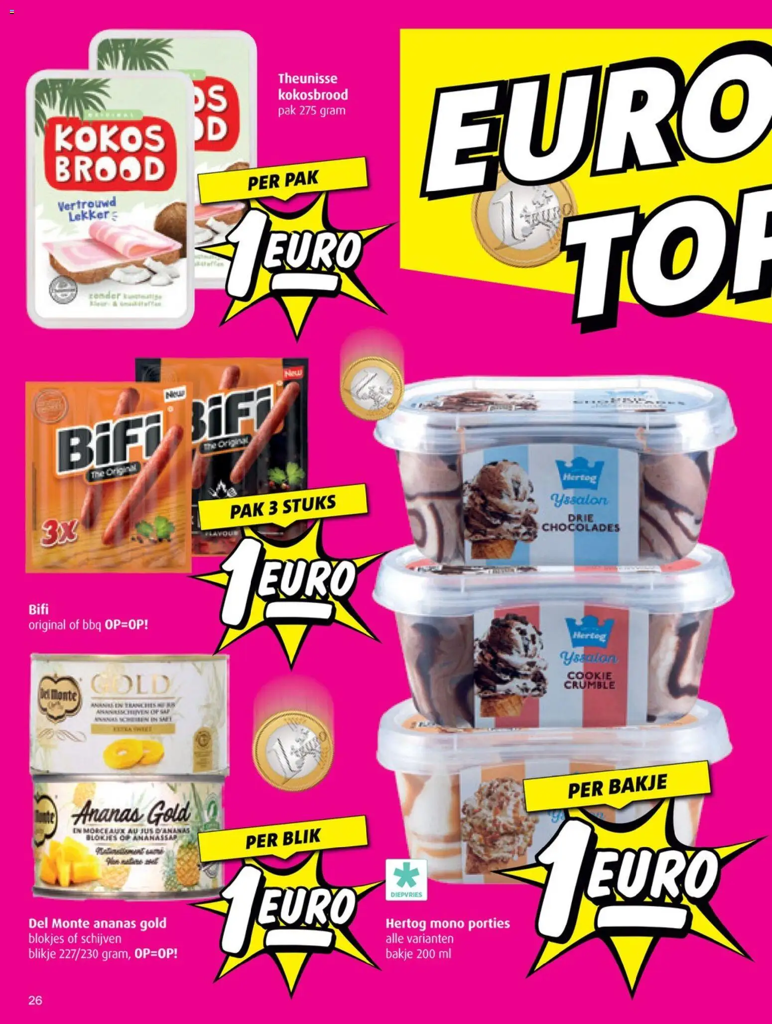 {H1} | Pagina: 26 | Producten: Brood, Ananas