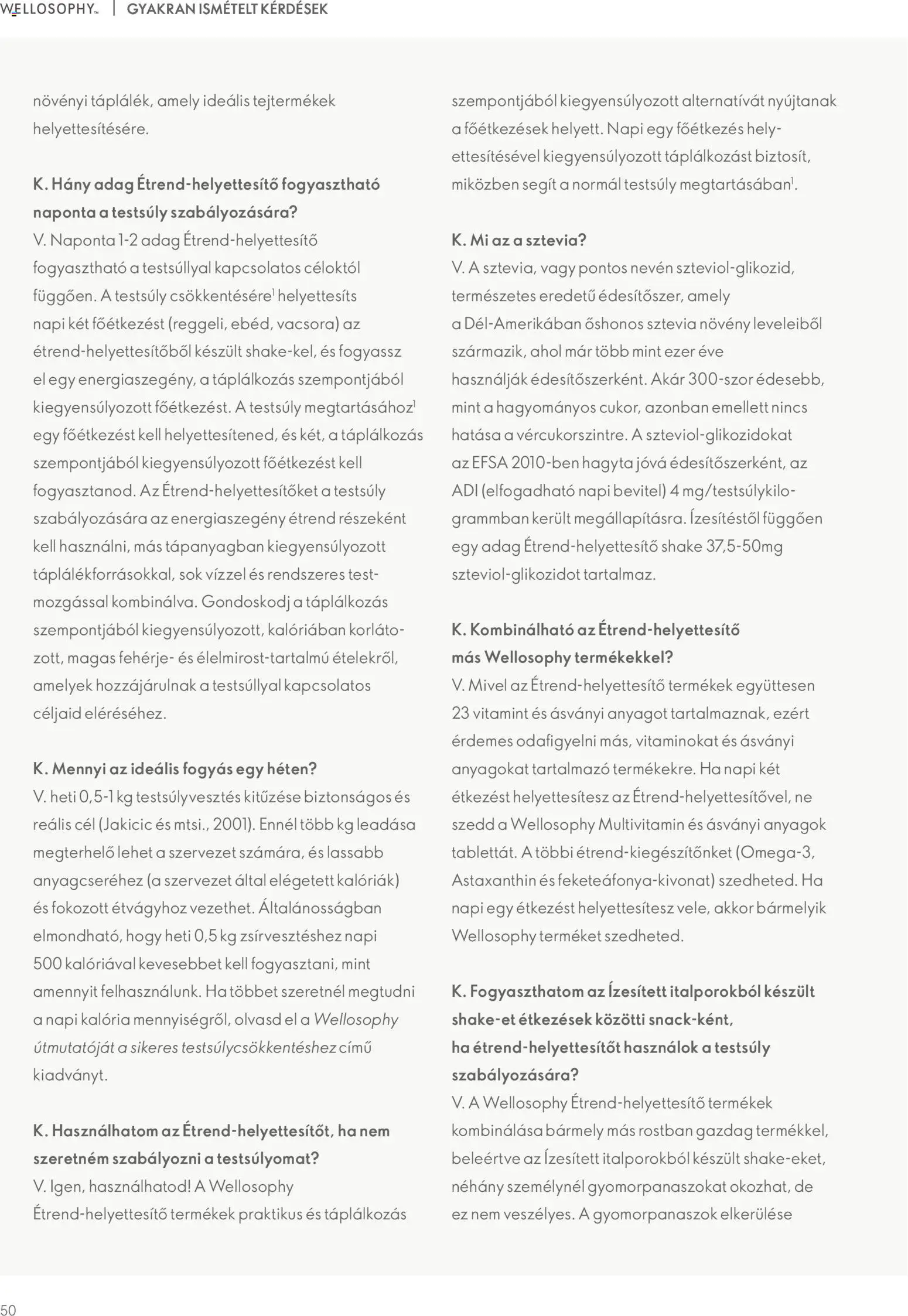 Oriflame akciós ujság - amely érvényes a következő dátumtól: 02.01.2026 | Oldal: 50 | Termékek: Fehérje, Multivitamin