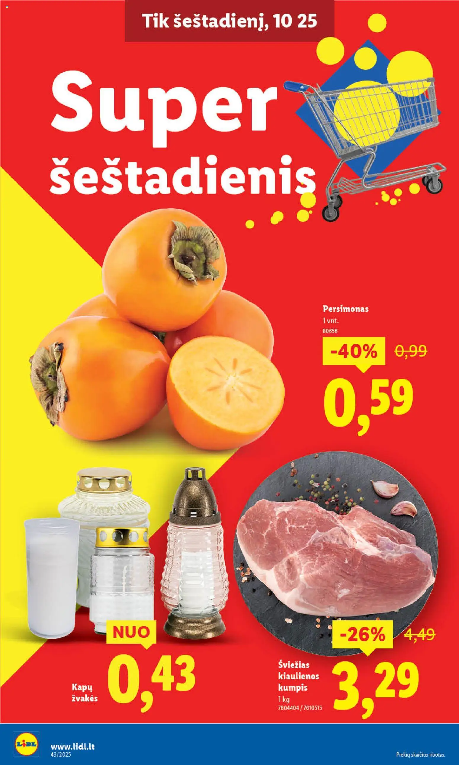 LIDL akcijos nuo 23.10.2025 | Puslapis: 2 | Prekių: Kiaulienos, Kumpis