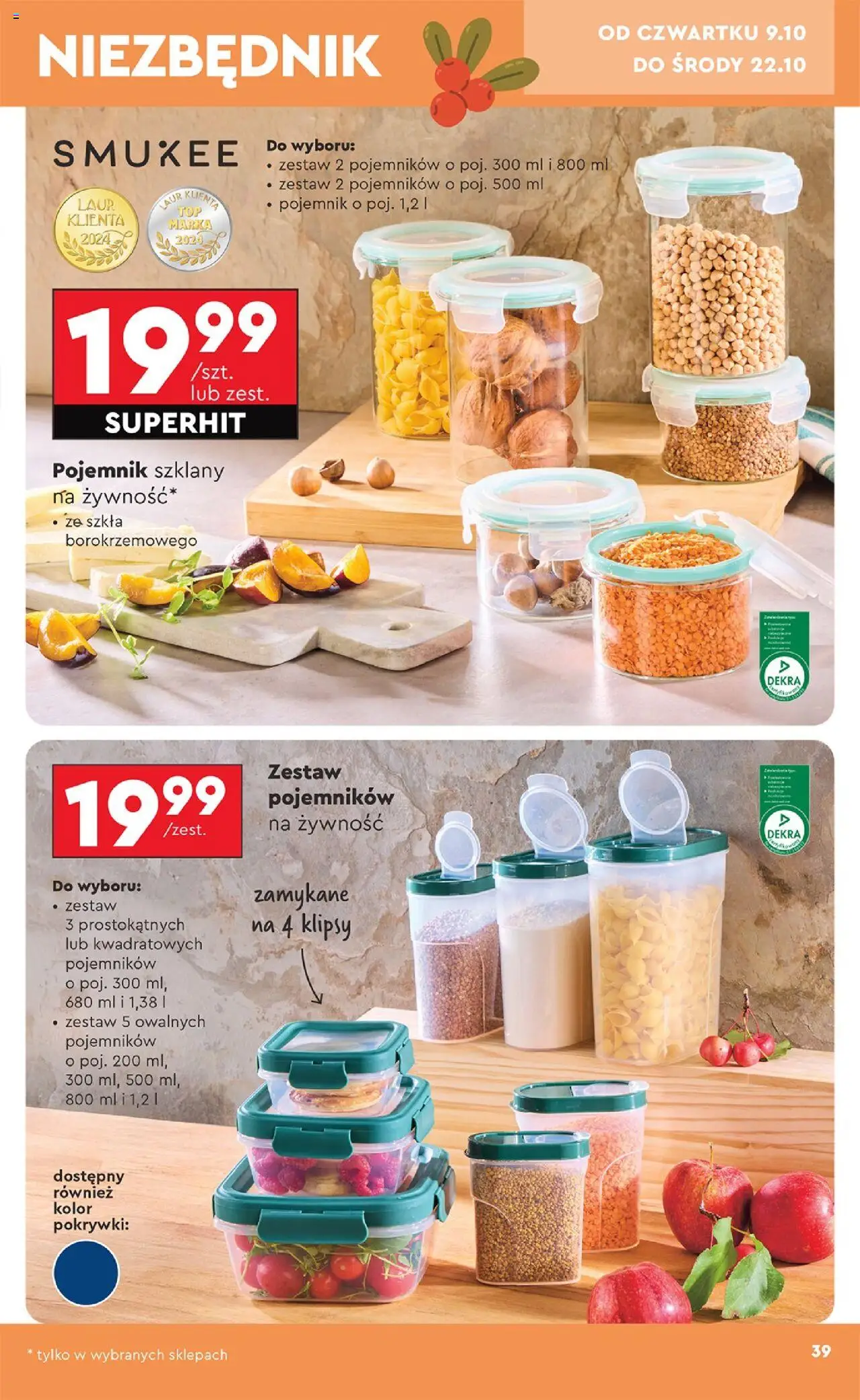 Biedronka gazetka - Hity i inspiracje od 06.10.2025 | Strona: 39