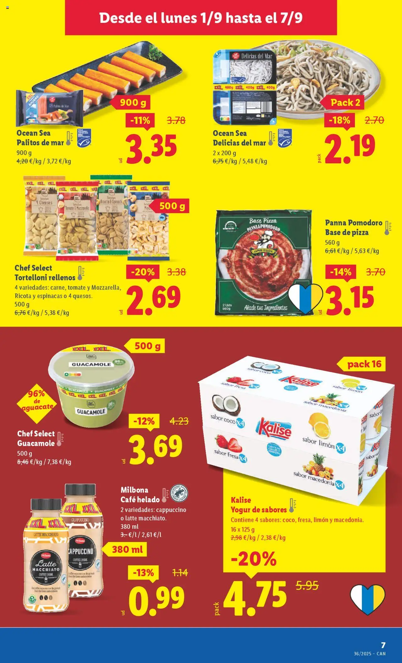 Lidl - Canarias │ válido desde el 01.09.2025 | Página: 9 | Productos: Sostén, Τυρόπιτα, Πορσελάνη, Guacamole