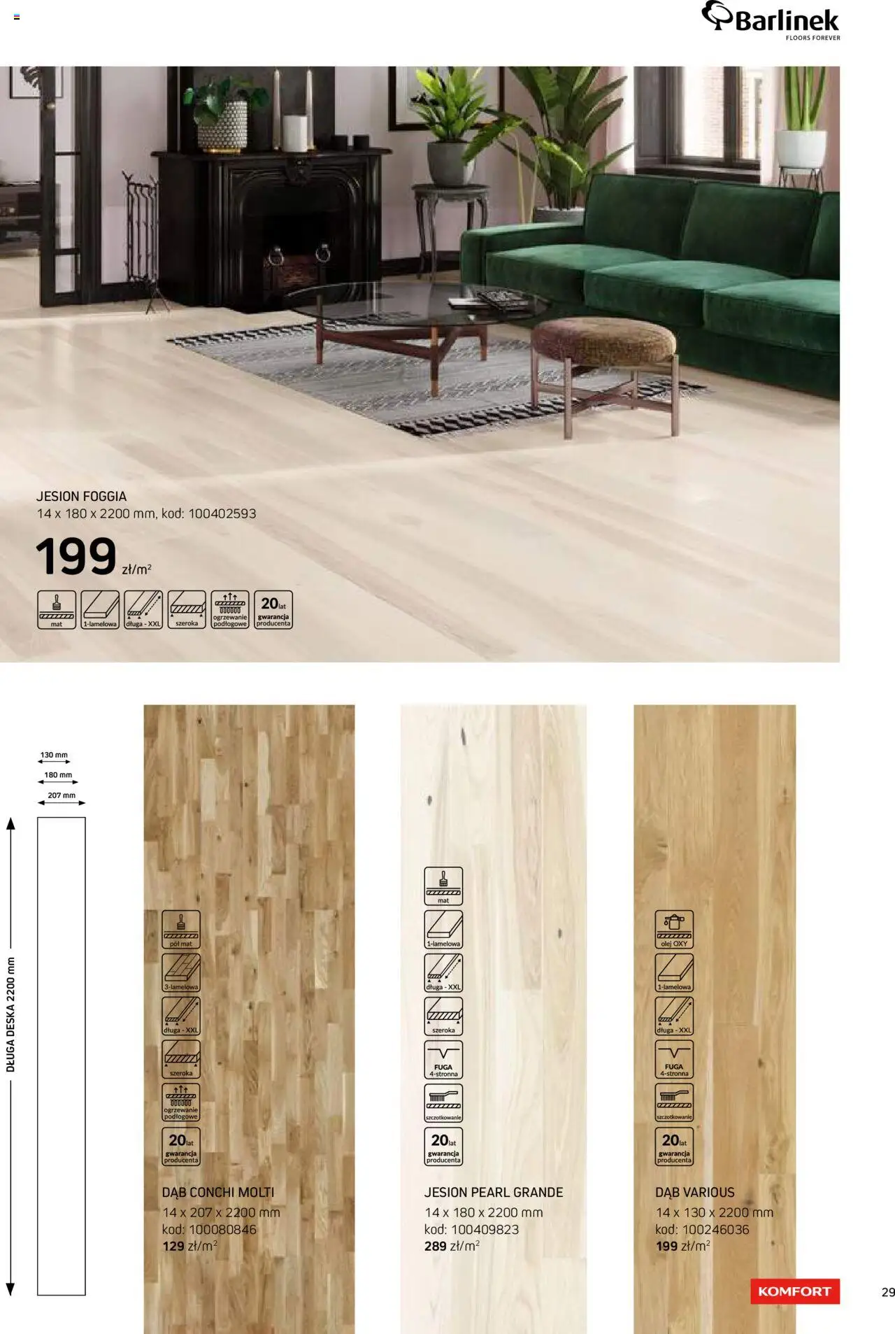 Komfort Gazetka - Katalog Podłogi I Drzwi od 26.06.2024 | Strona: 29