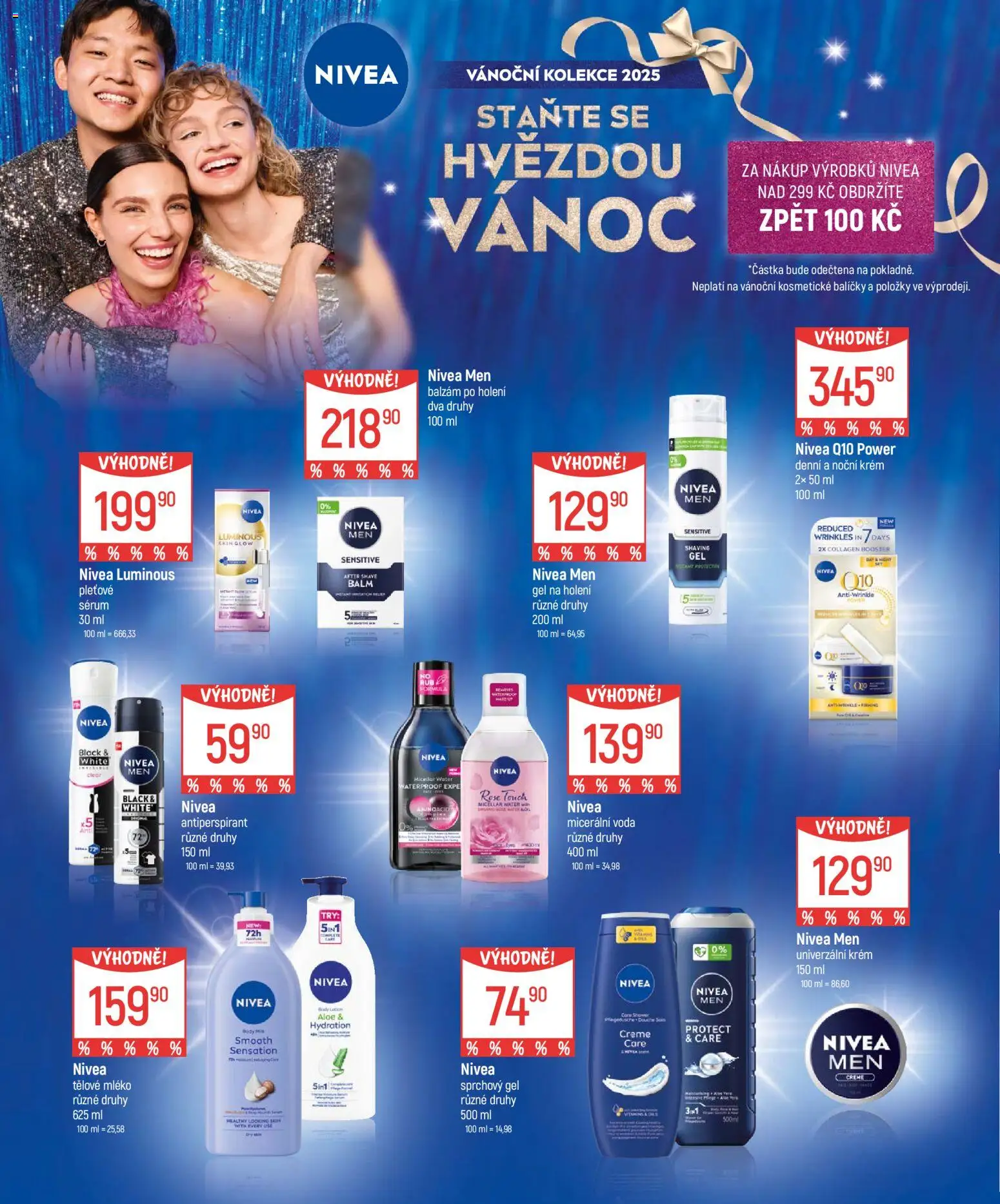 Globus leták - Praha-Štěrboholy  od 26.11.2025 | Strana: 20 | Produkty: Tělové mléko, Voda, Nivea, Gel na holení