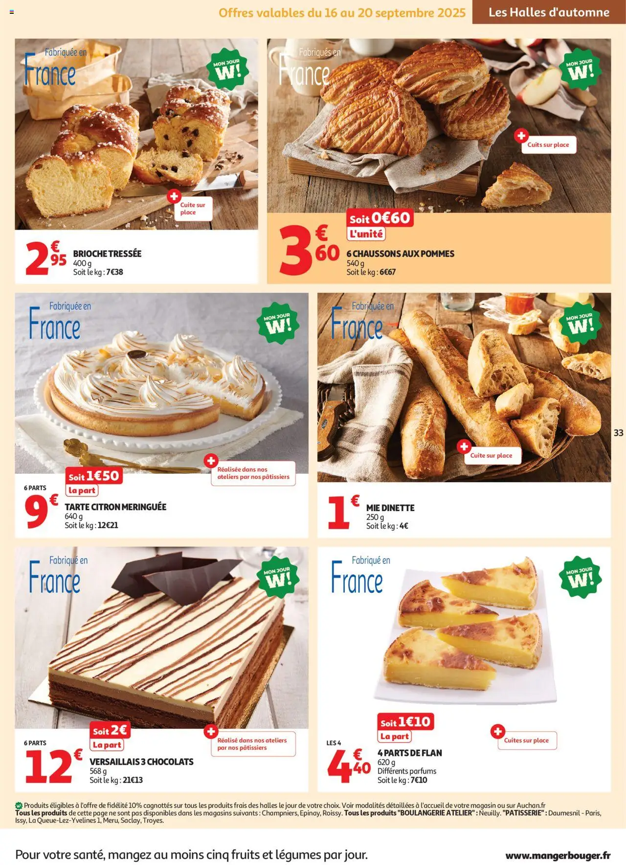  | Page: 33 | Produits: Citron, Pommes, Chaussons
