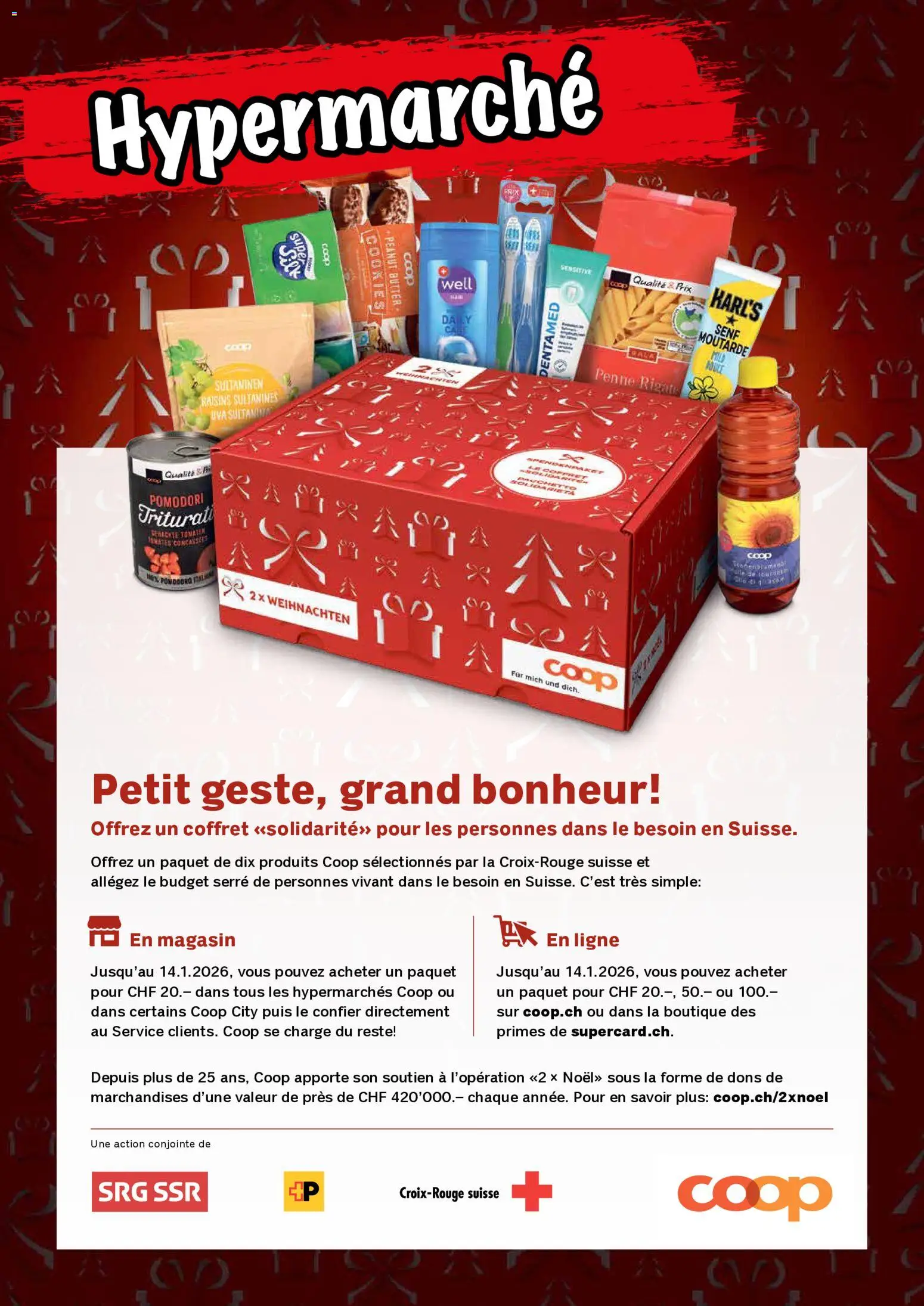Coop - Les actions de la semaine – gültig ab 22.12.2025 | Seite: 23 | Produkte: Butter, Tomaten, Pasta