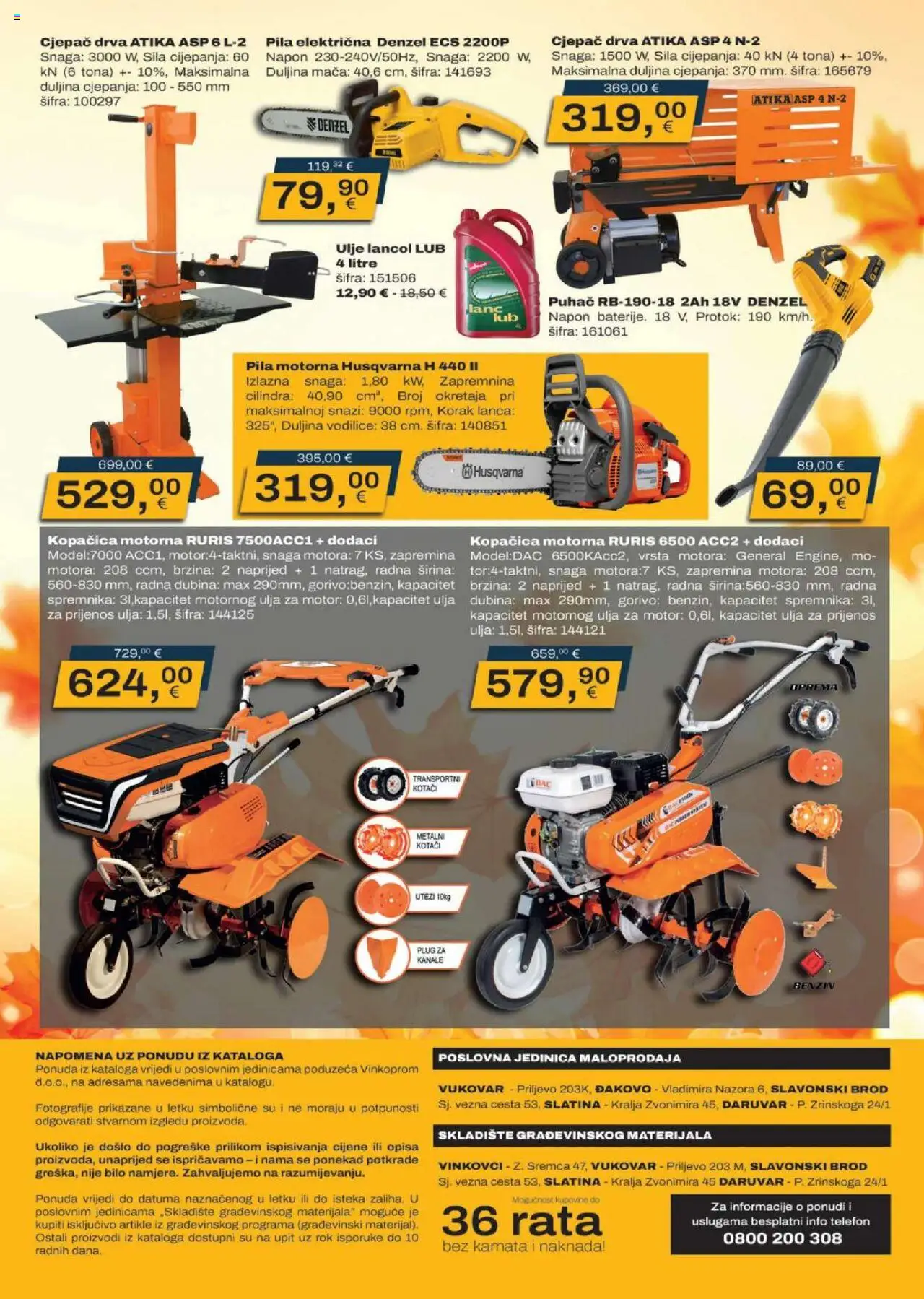 Vinkoprom katalog | vrijedi od 01.10.2025 | Stranica: 16 | Proizvodi: Ulje, Telefon, Pila