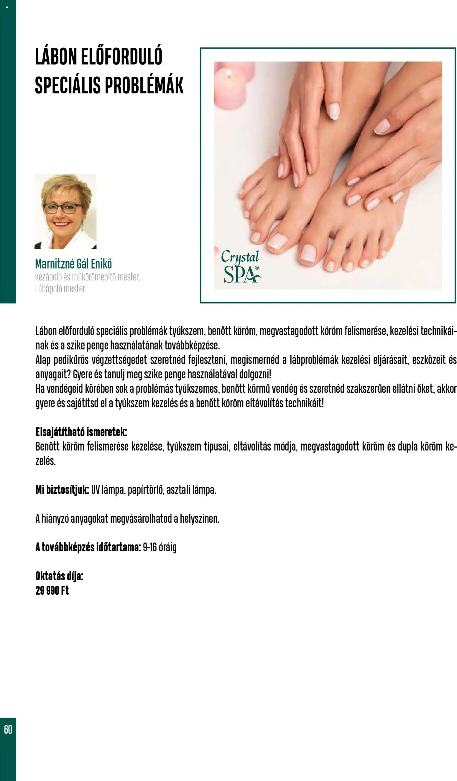 Crystal Nails akciós ujság - amely érvényes a következő dátumtól: 01.12.2025 | Oldal: 60