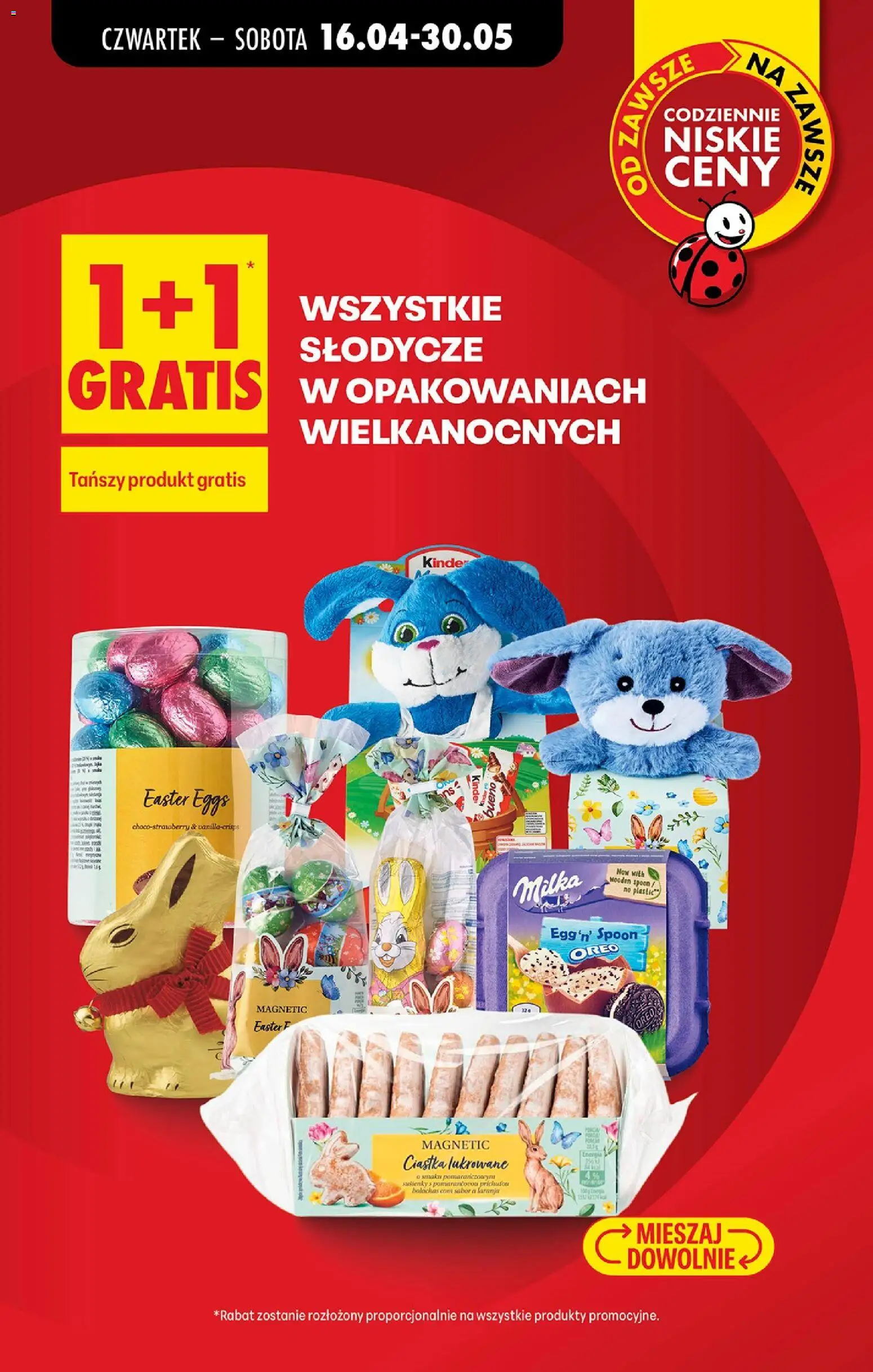 Biedronka gazetka od czwartku od 16.04.2026 | Strona: 22 | Produkty: Magnetic, Słodycze, Milka, Ciastka