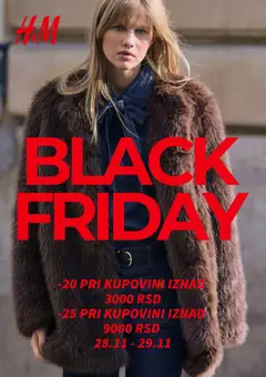 H&M Black Friday  - pregled H&M kataloga - važi od 28.11.2025