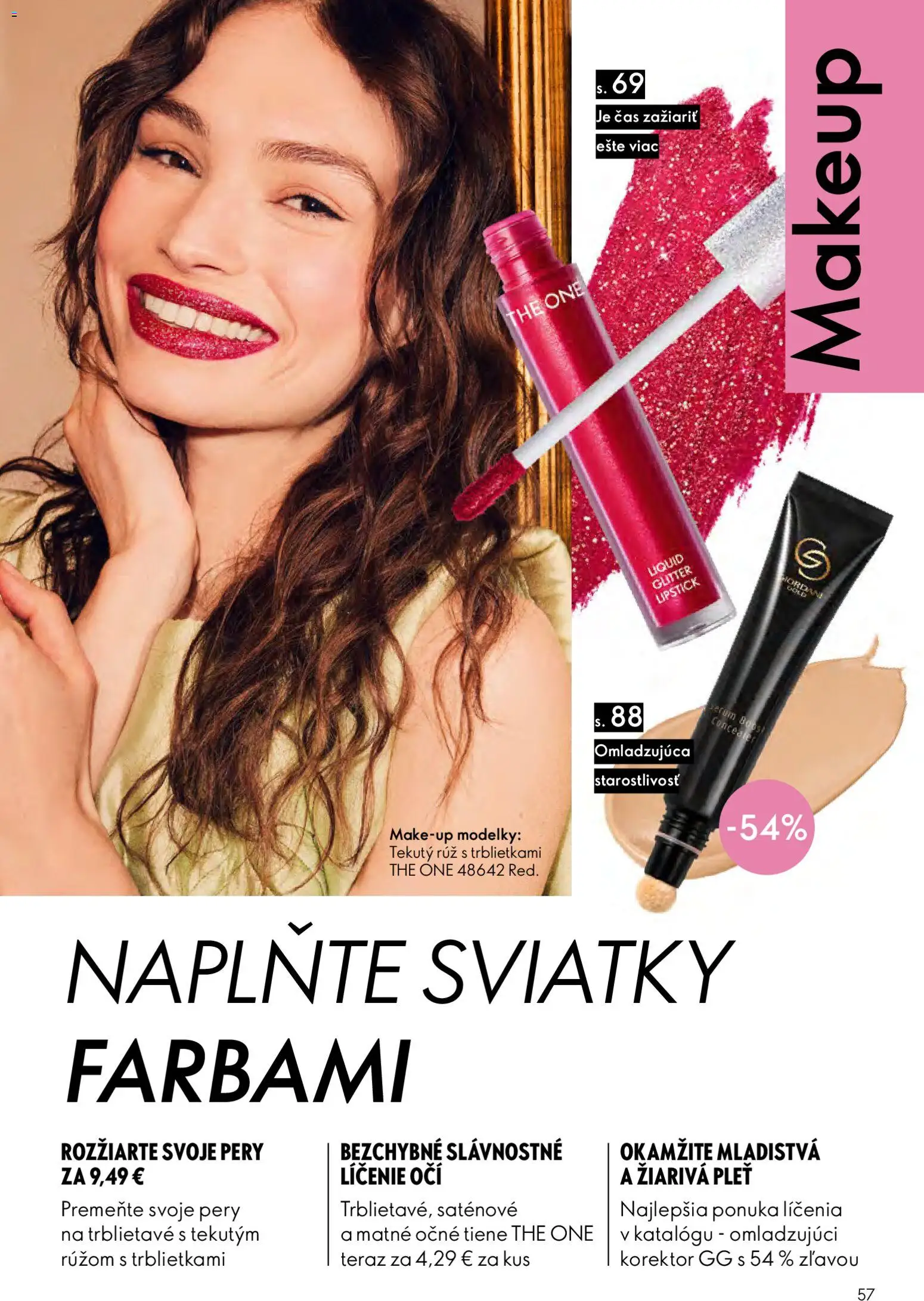 Nové Oriflame akcie – leták je platný od 03.12.2025 | Strana: 57 | Produkty: Korektor, Očné tiene