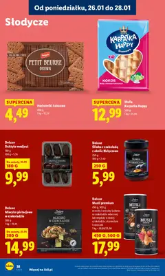 Pogląd oferty "Wafle Karpatka Happy, 500 g" - ważna od 26.01.2026 | Strona: 38