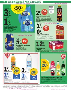 E.Leclerc - Prévisualisation de JUS AU FRUIT DU DRAGON GOYAVE "PAGO", 75 cl. Le L: 3,07 €. Existe aussi : Pink ace ou red ace. Panachage possible entre différentes variétés avec des prix différents. valide à partir de 24.03.2026 | Page: 30