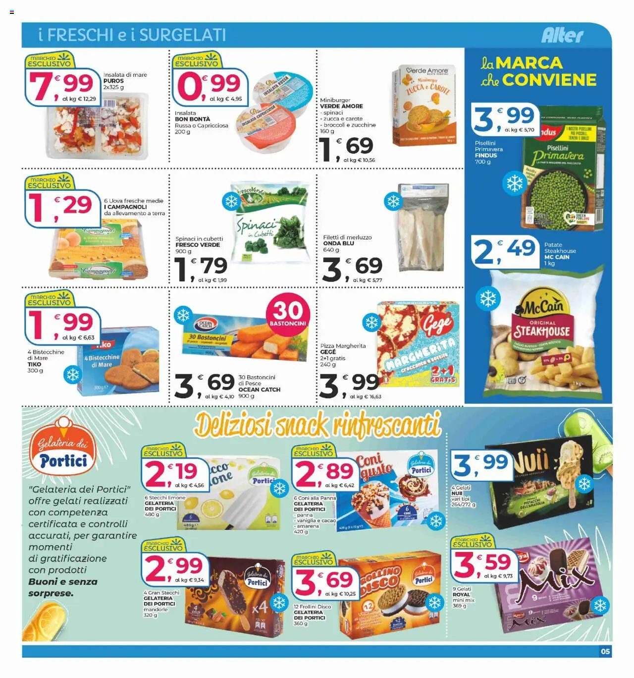 Volantino Alter Discount del 22.08.2025 | Pagina: 5 | Prodotti: Broccoli, Disco, Cacao, Terra