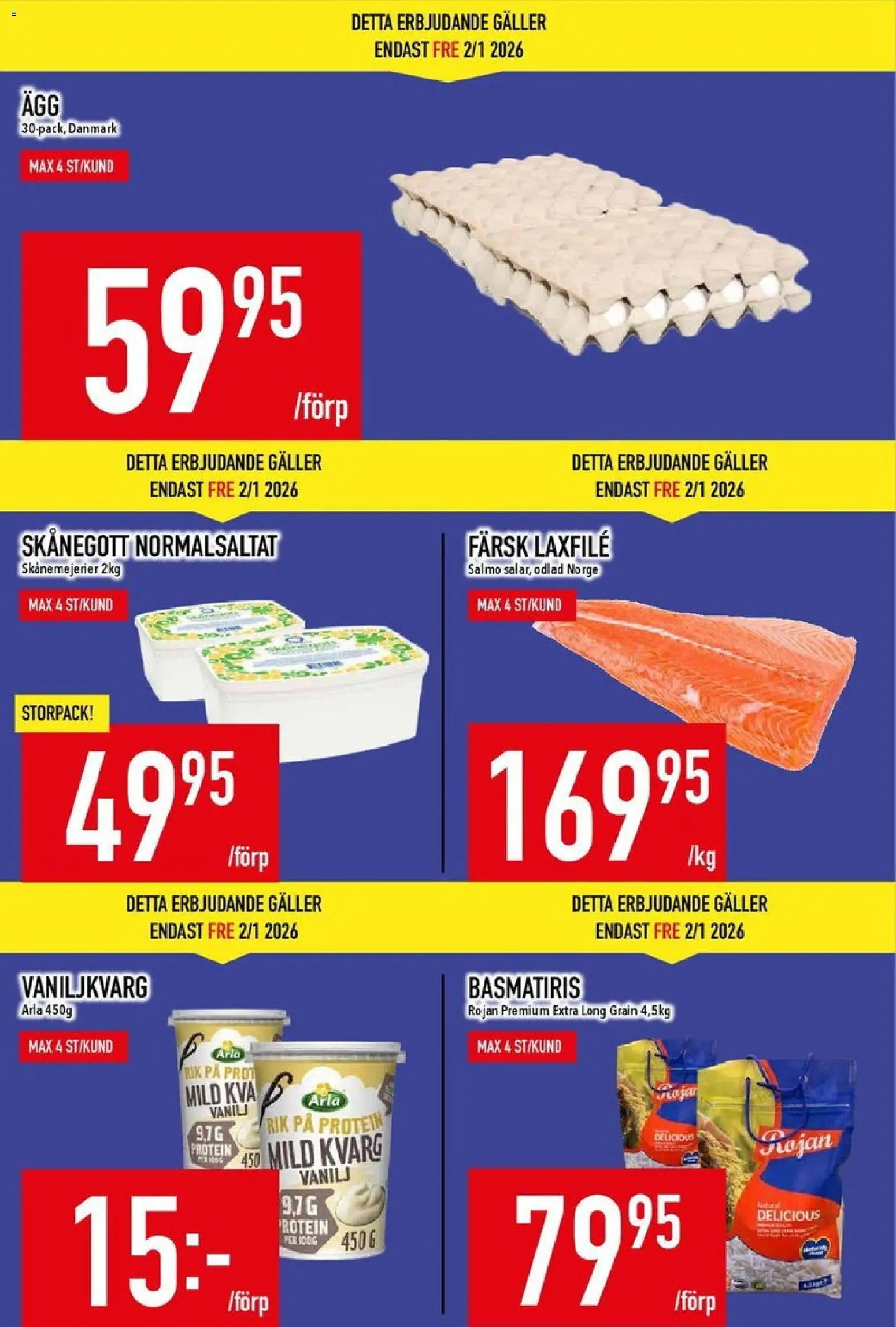 Matdax reklamblad aktuell från 29.12.2025 | Sida: 7 | Produkter: Galler, Kvarg