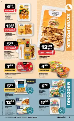 Netto gazetka - Spożywcza od 24.07.2025 | Strona: 9 | Produkty: Krewetki obrane, Krewetki, Quinoa, Soczewica