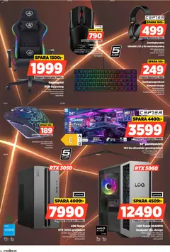 Power erbjudanden - Förhandsvisning av reklamblad från butik Power aktuell från 30.03.2026 | Sida: 12 | Produkter: Gamingstol