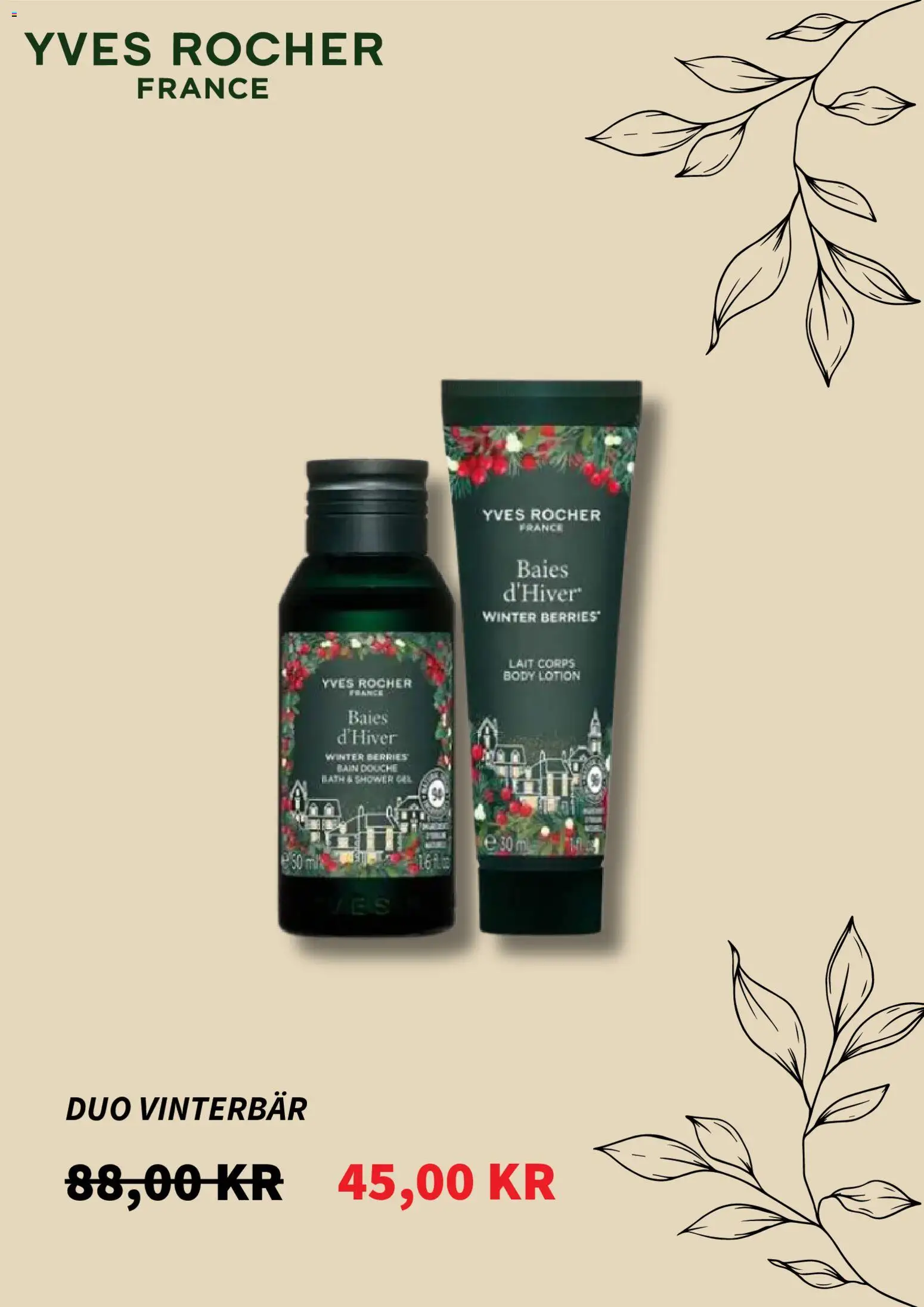 Yves Rocher reklamblad aktuell från 17.11.2025 | Sida: 4 | Produkter: Body lotion