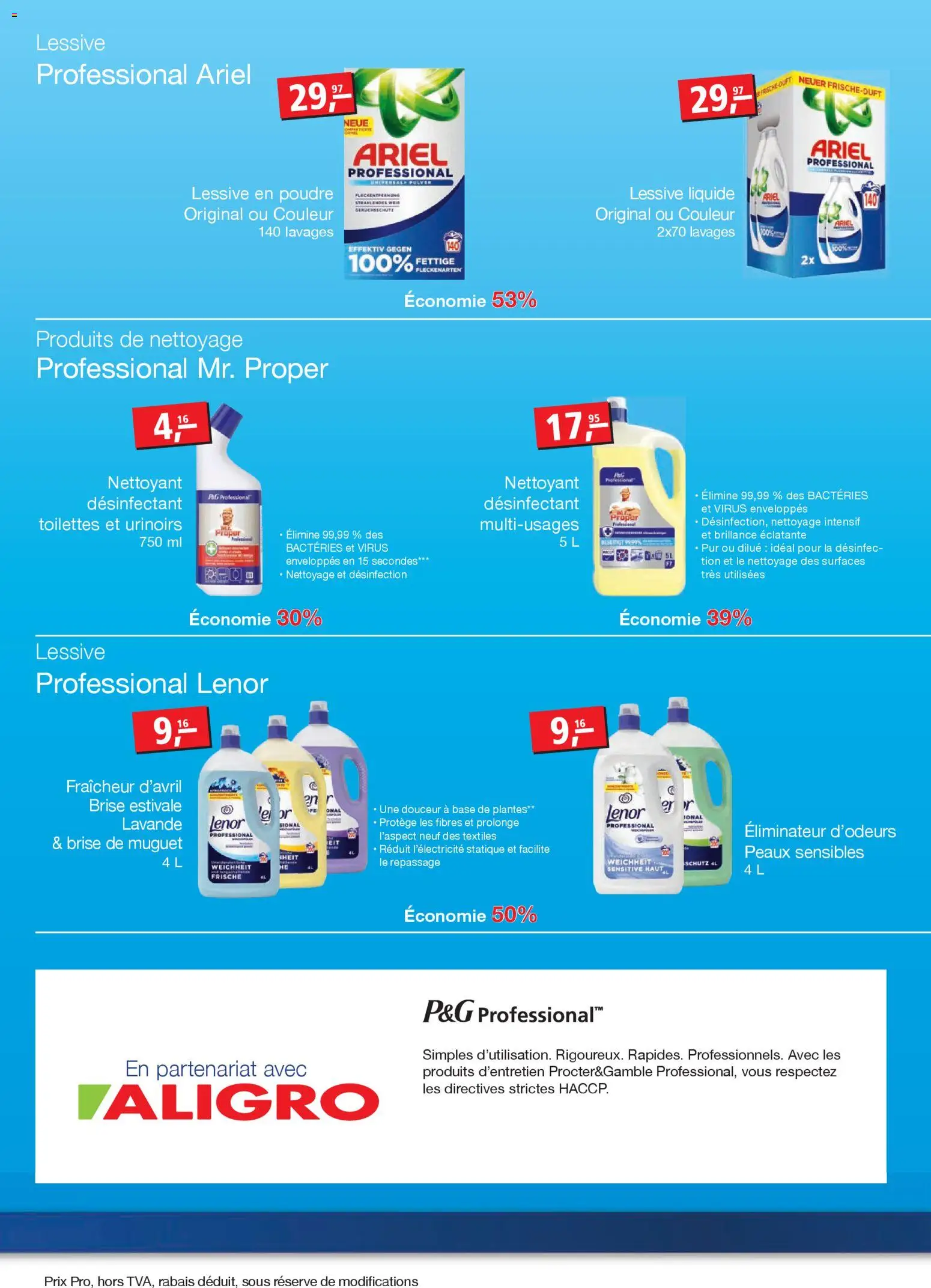 Aligro aktionen P&G Chavannes, Matran, Genève, Sion – gültig ab 06.04.2026 | Seite: 2