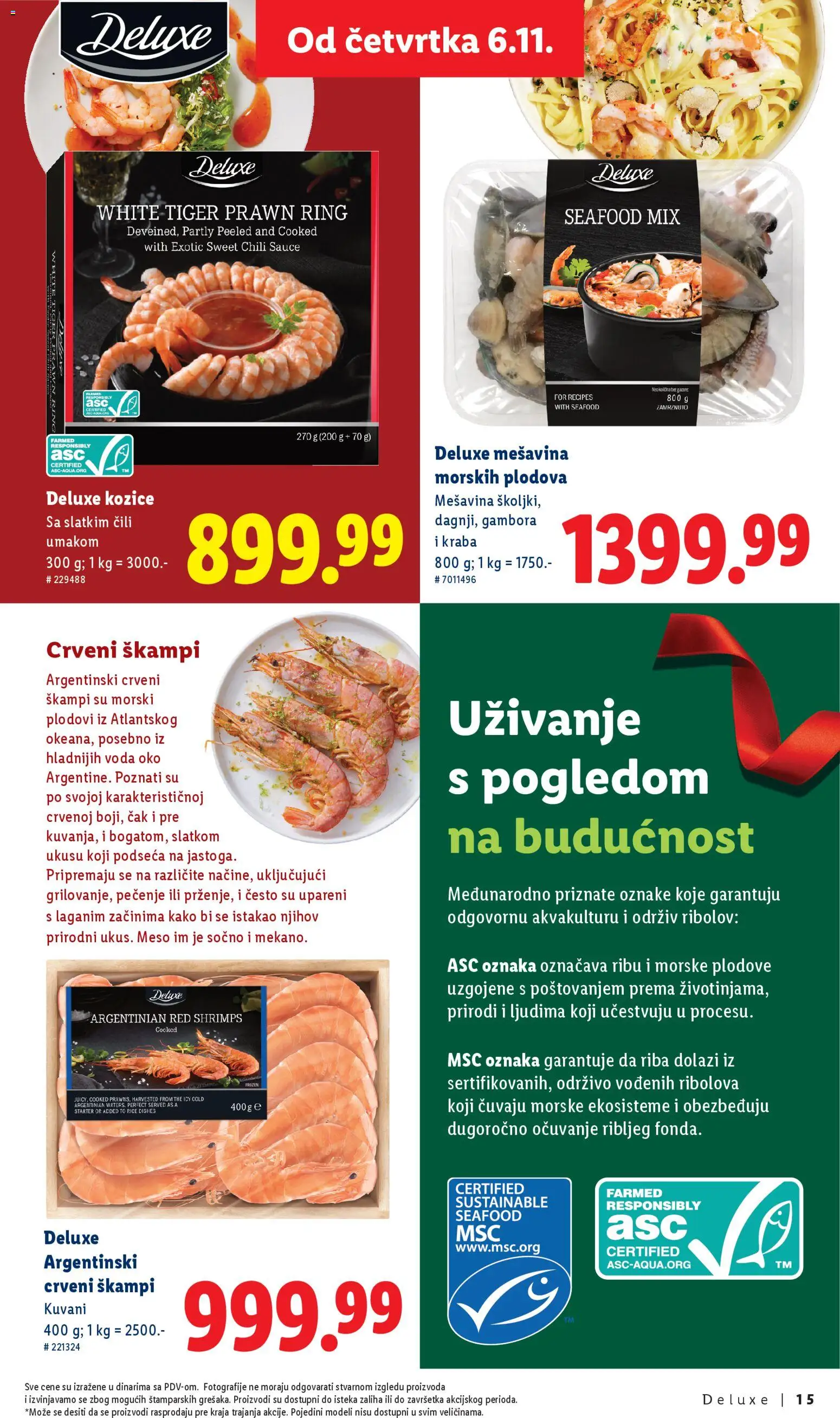 Lidl katalog - važi od 06.01.2026 | Strana: 15 | Proizvode: Voda, Riba