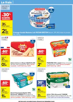  | Page: 36 | Produits: Lait de coco, Sel, Lait, Fromage
