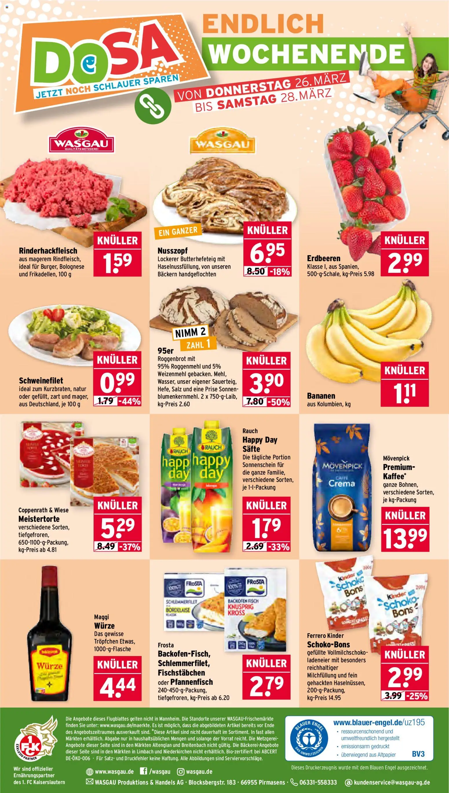 Wasgau Prospekt 	 – gültig ab 23.03.2026 | Seite: 28