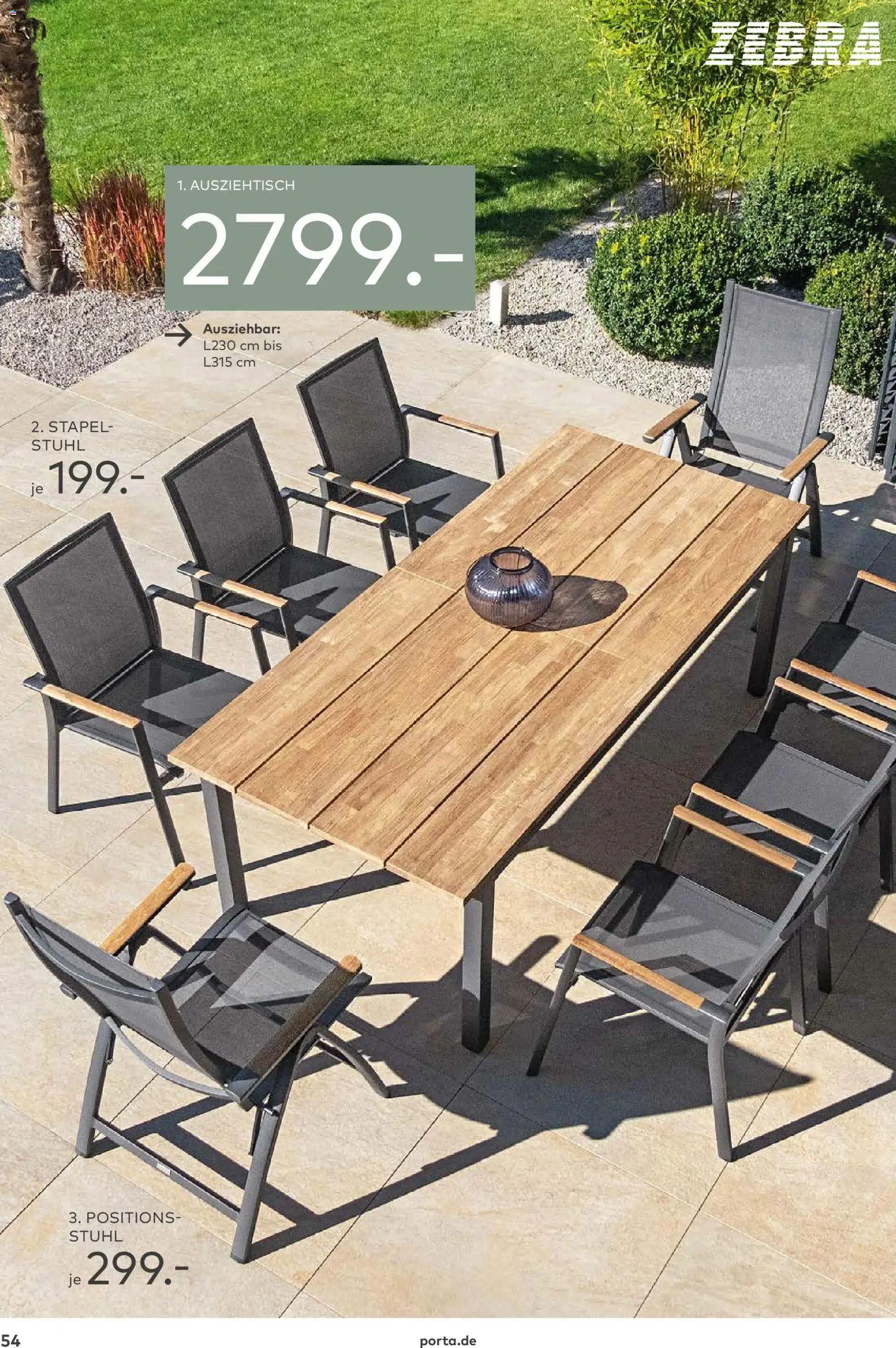 Porta! Gartenmöbel Katalog – gültig ab 01.03.2026 | Seite: 54 | Produkte: Stuhl