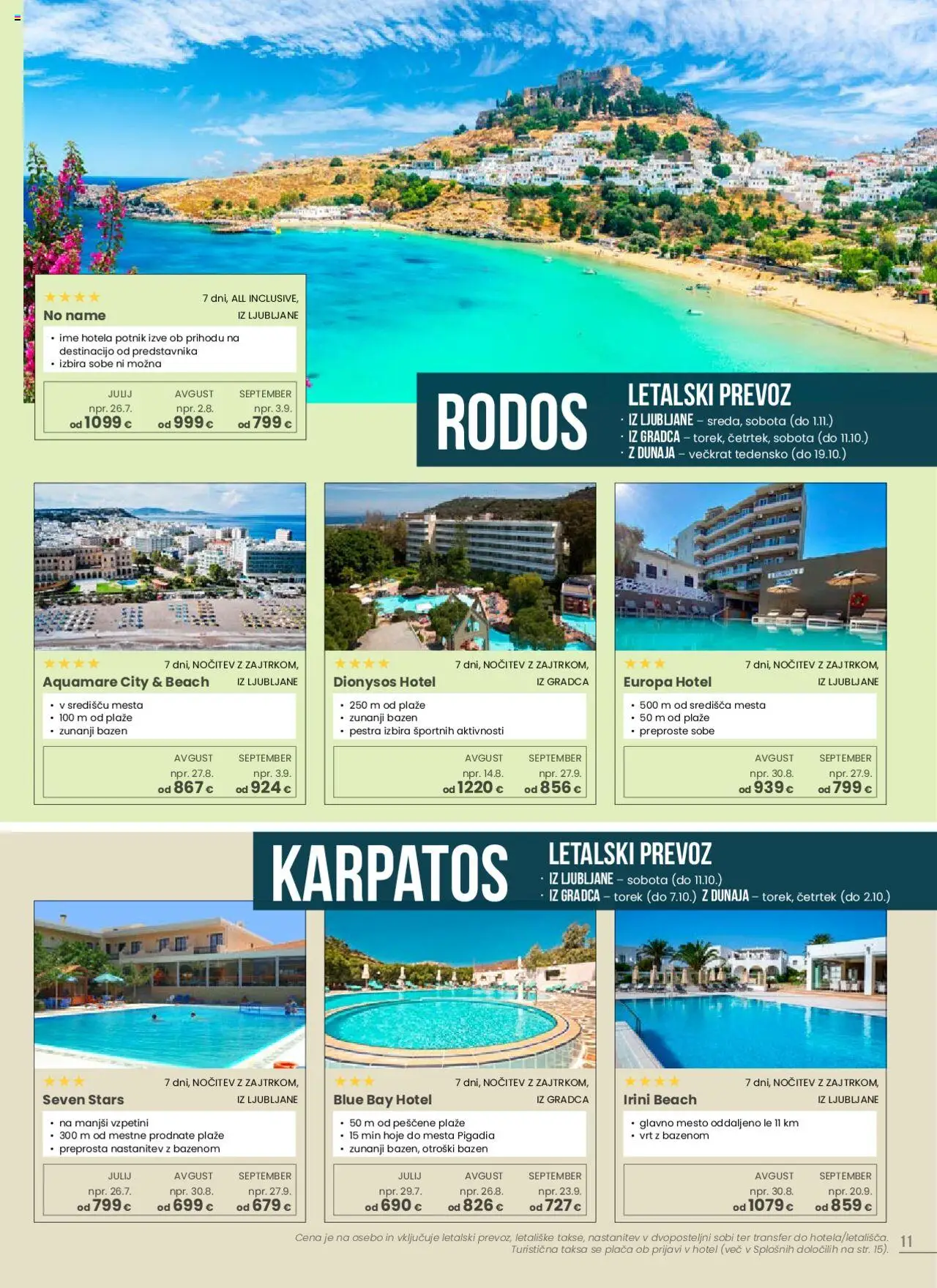 Sonček katalog pogresamo vas julij │ velja od 10.07.2025 | Stran: 11 | Izdelki: Bazen