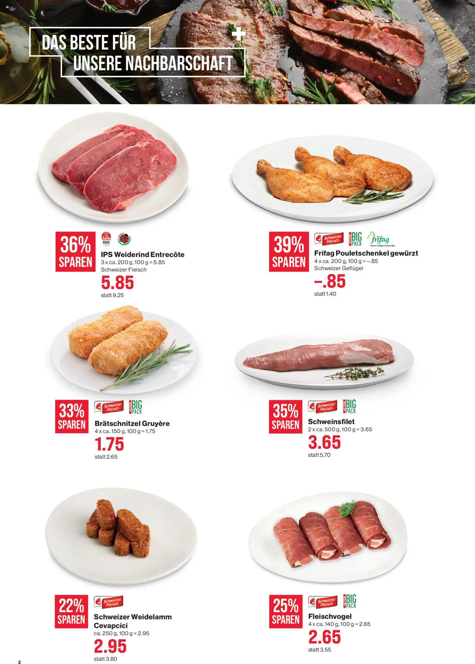 SPAR Aktionen – gültig ab 26.02.2026 | Seite: 2 | Produkte: Cevapcici