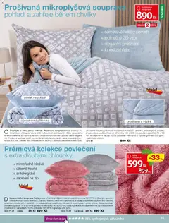 Náhled letáku Decodoma katalog od 10.11.2025 | Strana: 41 | Produkty: Povlak na polštář, Povlečení, Polštář, Přikrývka