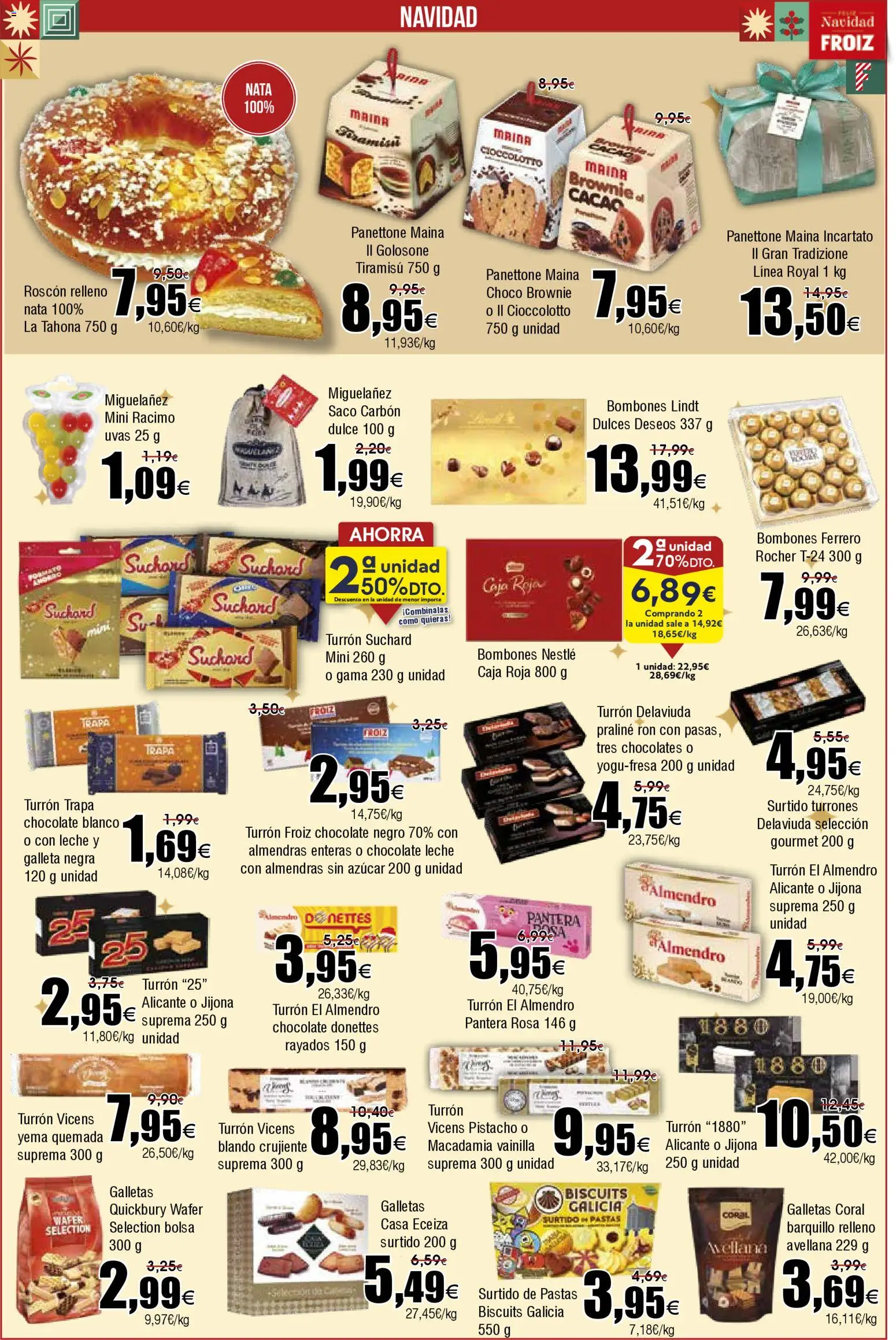 Froiz folleto │ válido desde el 18.12.2025 | Página: 3 | Productos: Ron, Leche, Τζίντζερ, Galletas