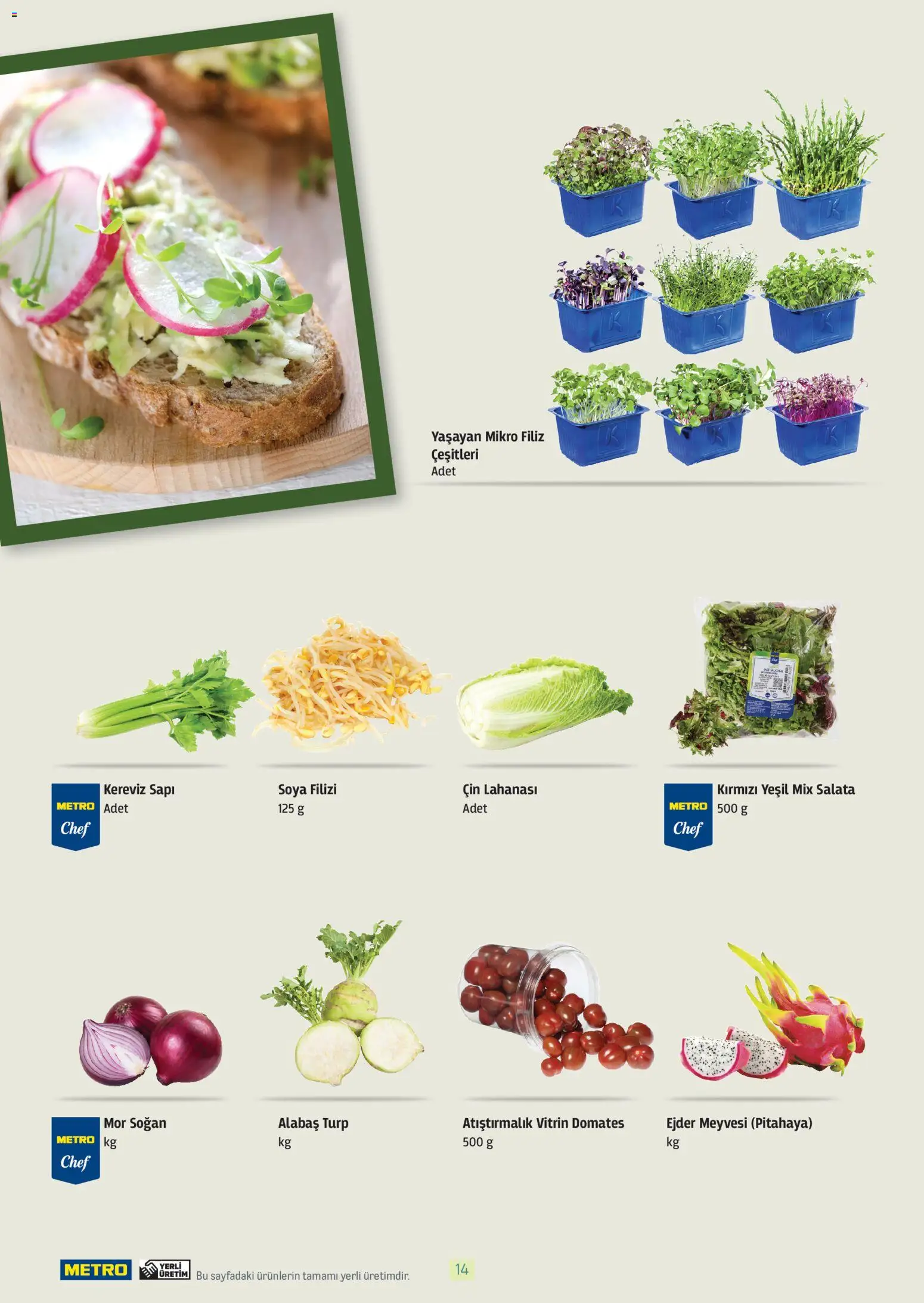 Metro - Bitki Bazlı ve Vegan 2025 - 21.10.2025 tarihinden itibaren geçerlidir | Sayfa: 14 | Ürünler: Atıştırmalık, Cin, Salata, Çin lâhanası