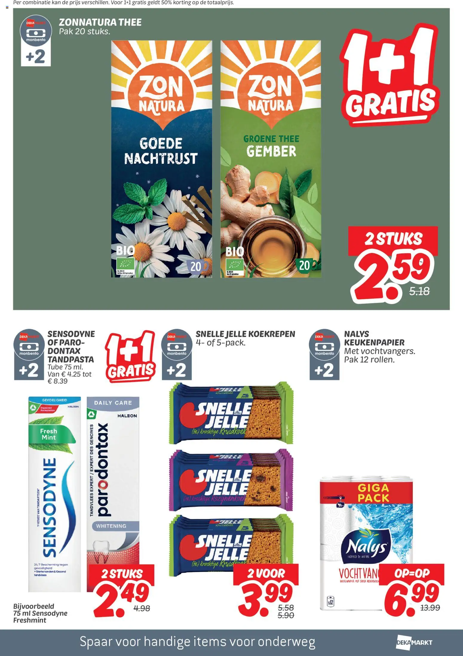 {H1} | Pagina: 7 | Producten: Tandpasta, Thee, Keukenpapier, Kan