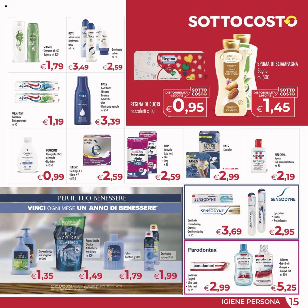 Volantino MerSi Supermercati del 10.09.2025 | Pagina: 15 | Prodotti: Illuminante, Detergente intimo, Detergente, Latte