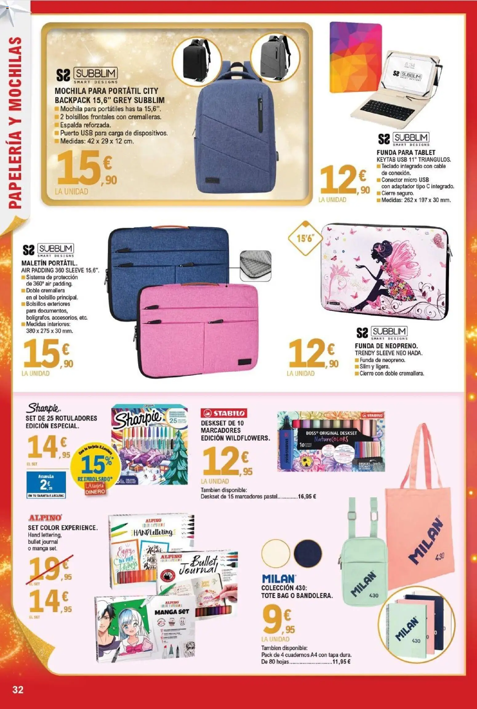 E.Leclerc folleto │ válido desde el 03.12.2025 | Página: 32 | Productos: Teclado, Cable, Conector, USB