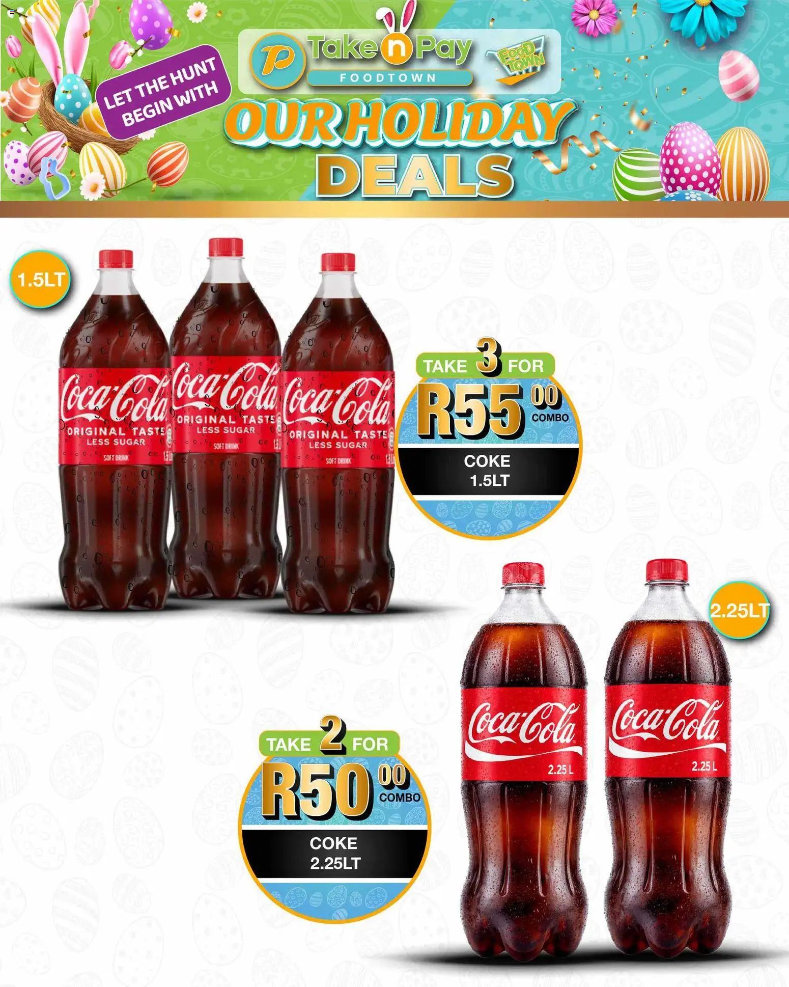 New Take n Pay catalogue – valid from 23.03.2026 | Page: 2 | Products: Coke, Sugar