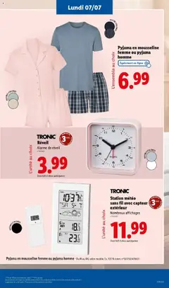  | Page: 11 | Produits: Réveil, Station météo, Pyjama