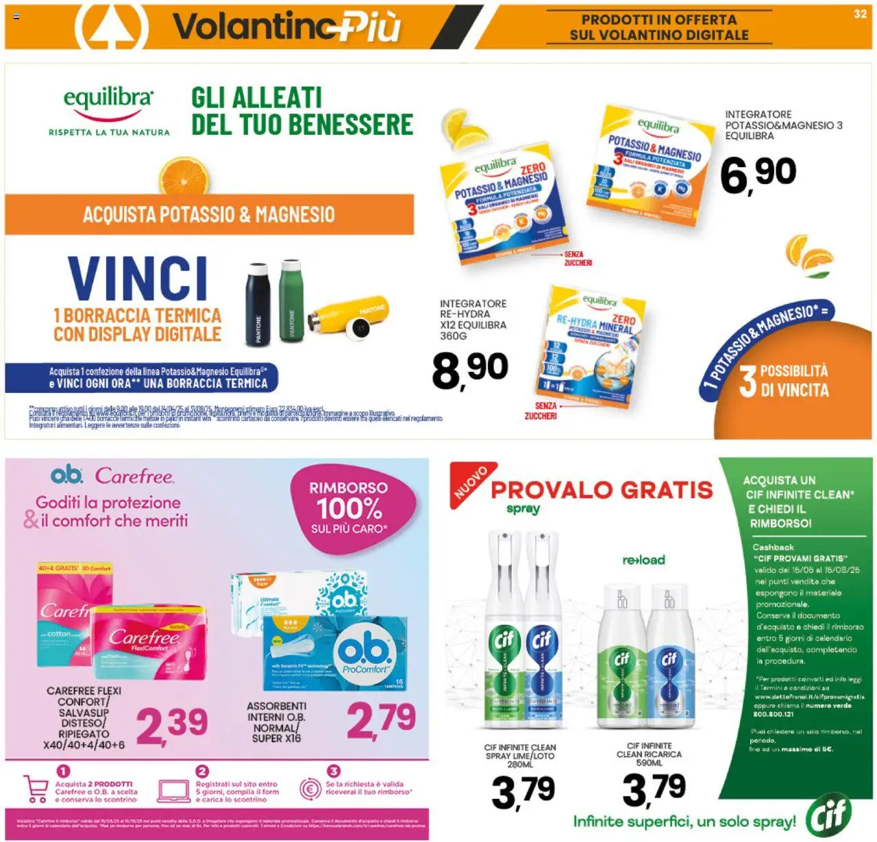 Volantino Interspar del 04.08.2025 | Pagina: 32 | Prodotti: Tè, Lime, Borraccia