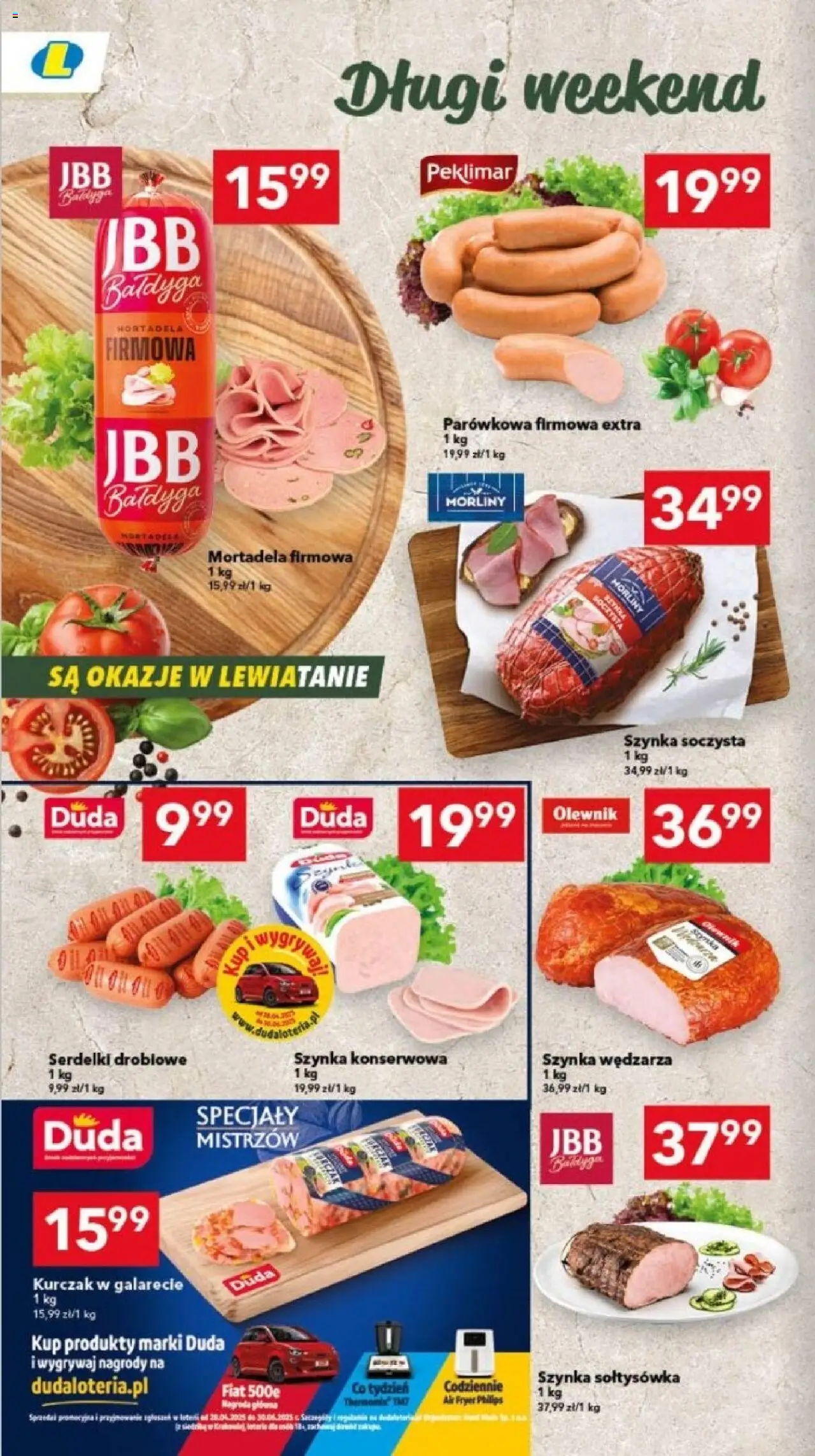 Lewiatan gazetka - Bydgoszcz od 17.06.2025 | Strona: 2 | Produkty: Kurczak, Mortadela, Szynka