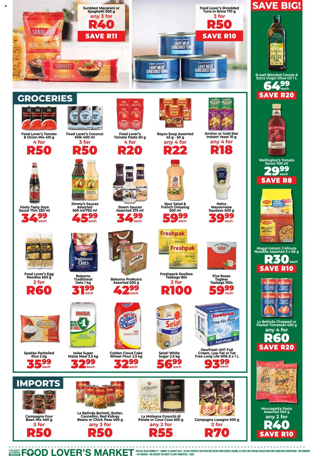 Food Lover's Market Inland Provinces - Specials │ valid from 11.08.2025 | Page: 7 | Products: Milk, Light, Soup, Garlic