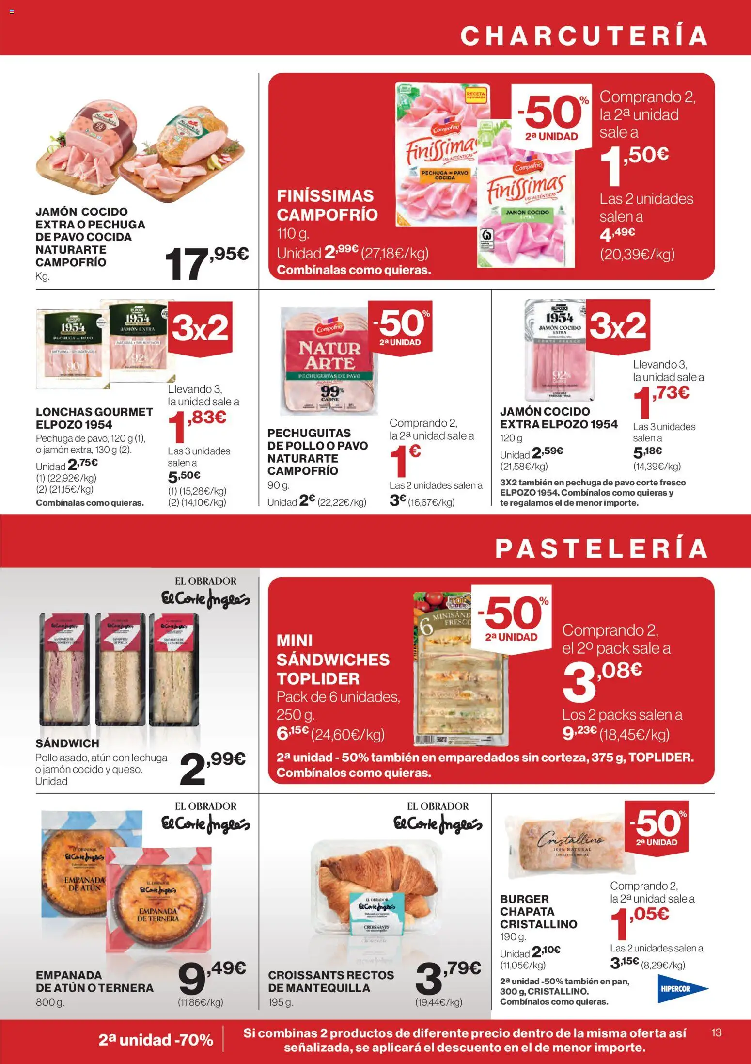 Hipercor catálogo │ válido desde el 12.02.2026 | Página: 13 | Productos: Jamón, Jamón cocido, Té, Συσκευή ροής