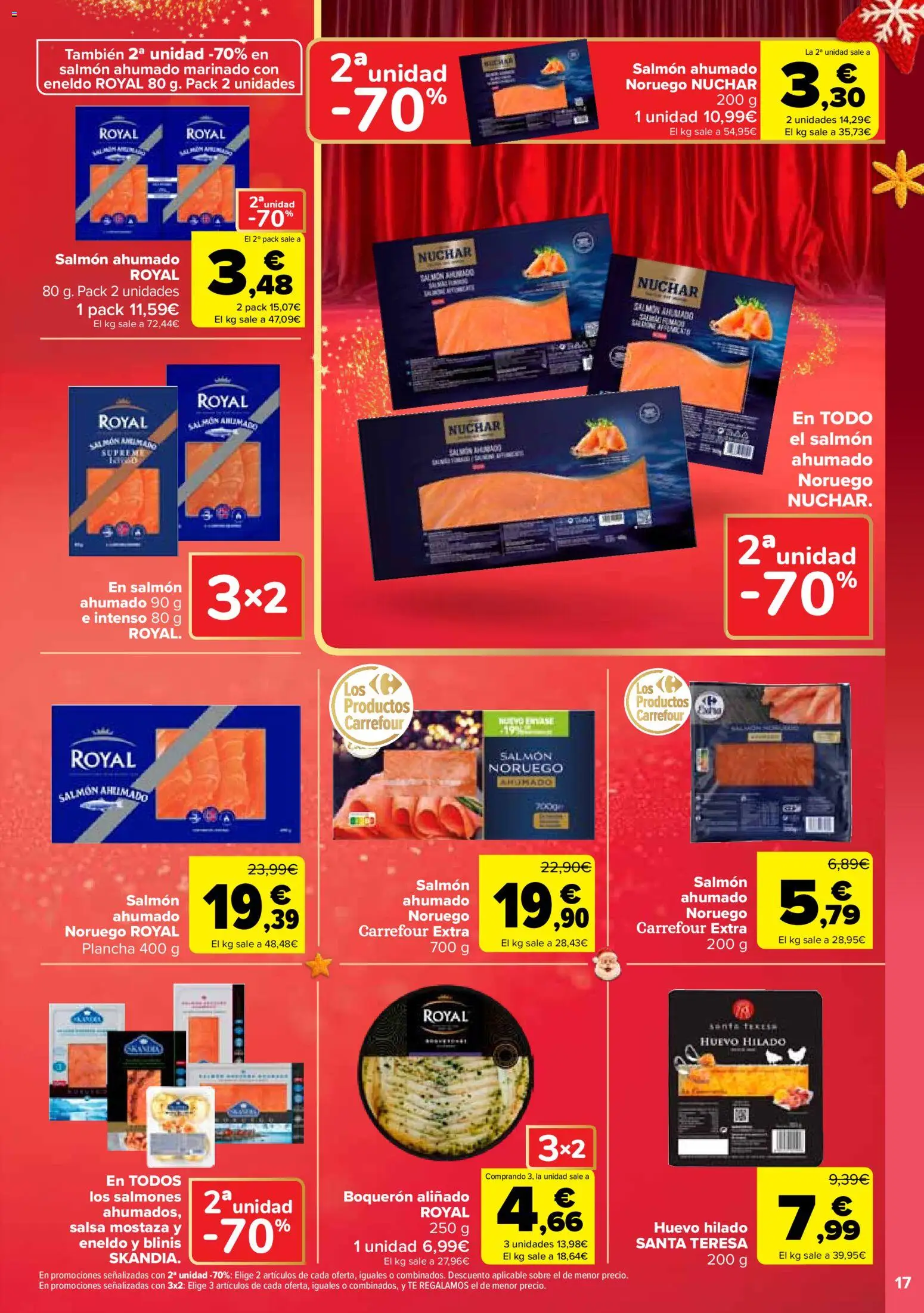 Carrefour folleto │ válido desde el 12.12.2025 | Página: 19 | Productos: Salmón ahumado, Plancha